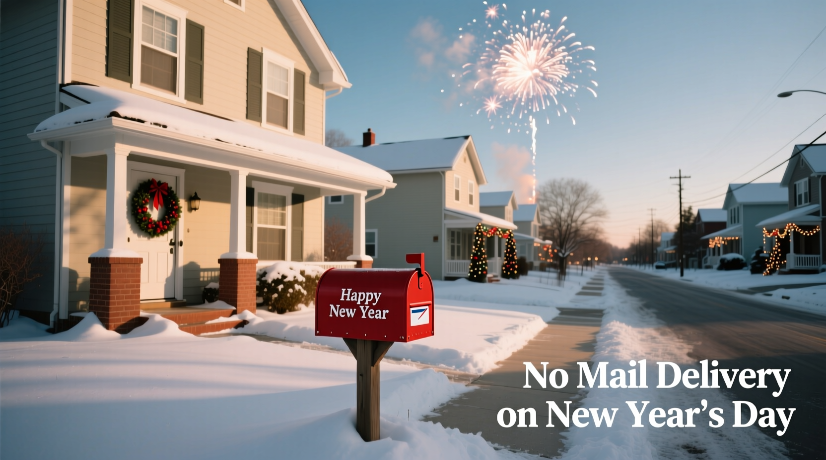 is there mail delivery on new year day