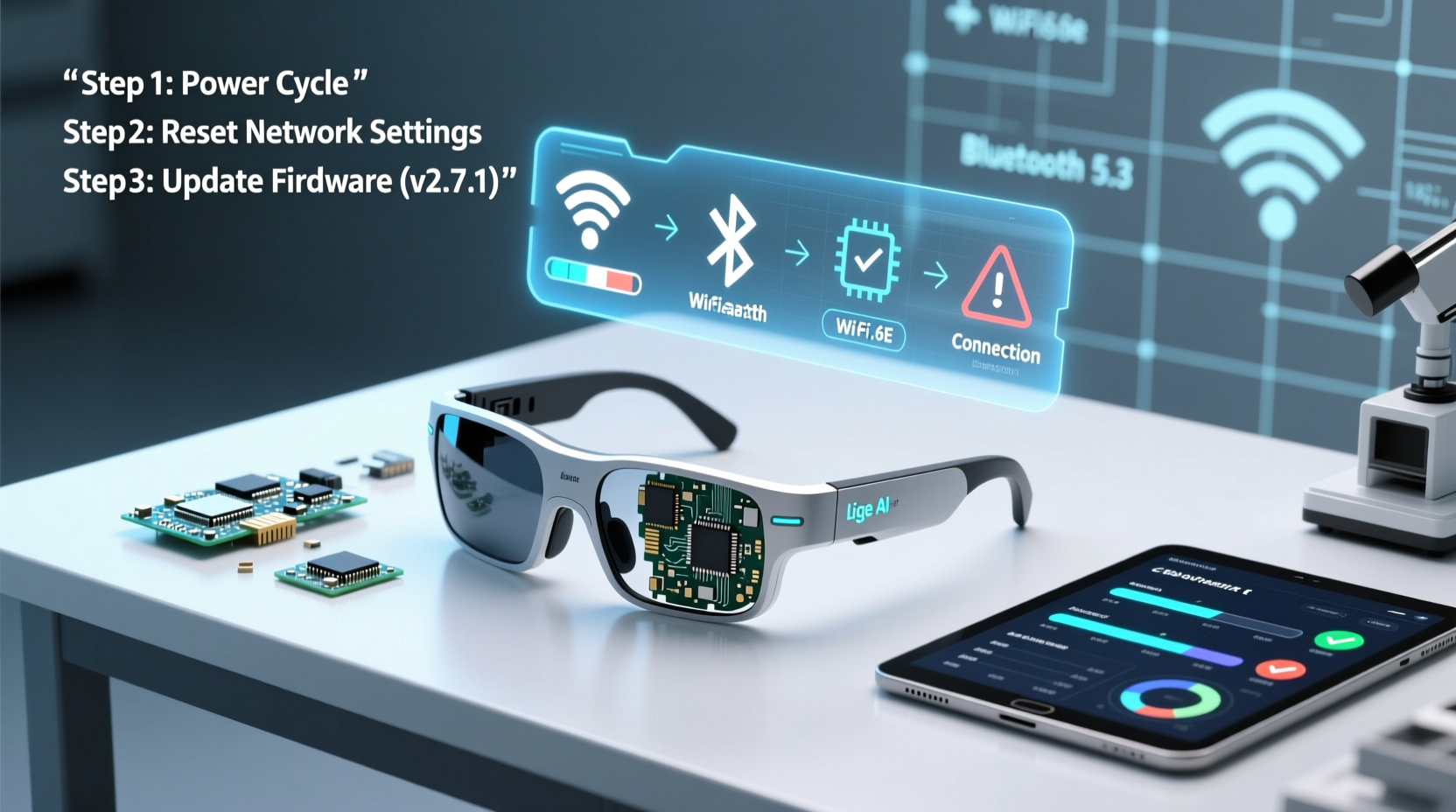 ultimate troubleshooting guide to restore connectivity on lige ai smart glasses