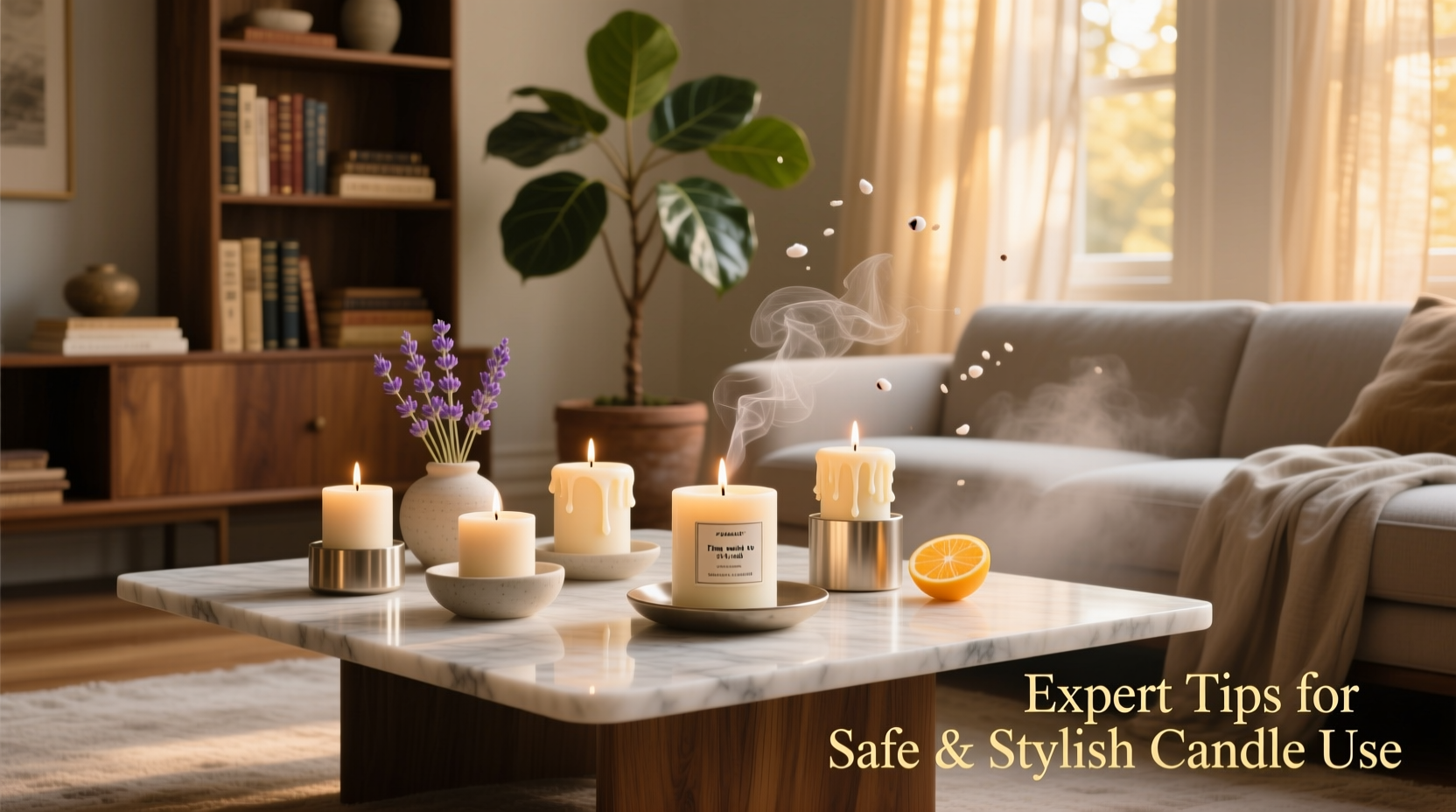 expert tips for using scented candles safely and enhancing your space