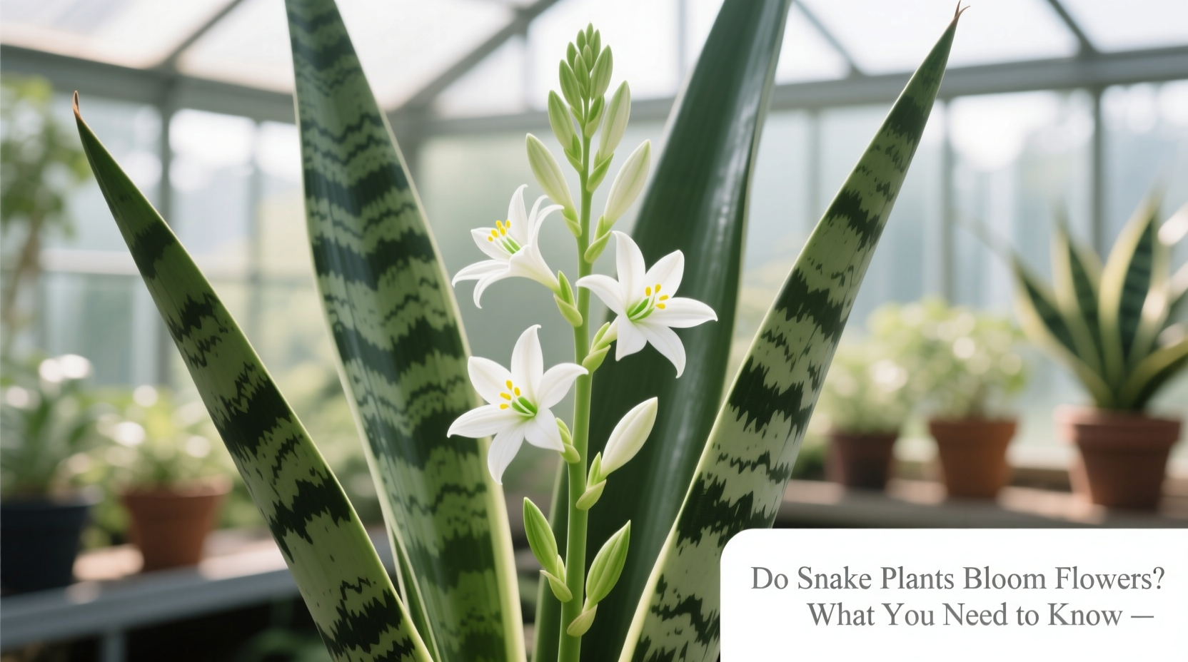 Do Snake Plants Bloom Flowers? What You Need to Know