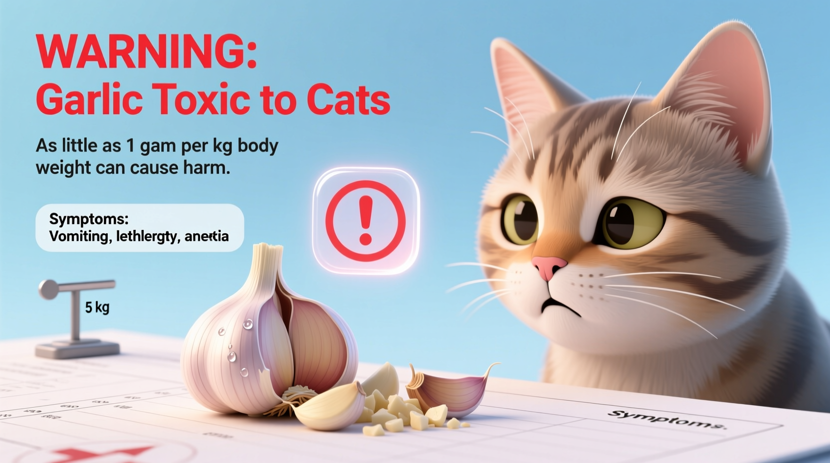 Garlic Toxicity in Cats: How Much Is Dangerous?