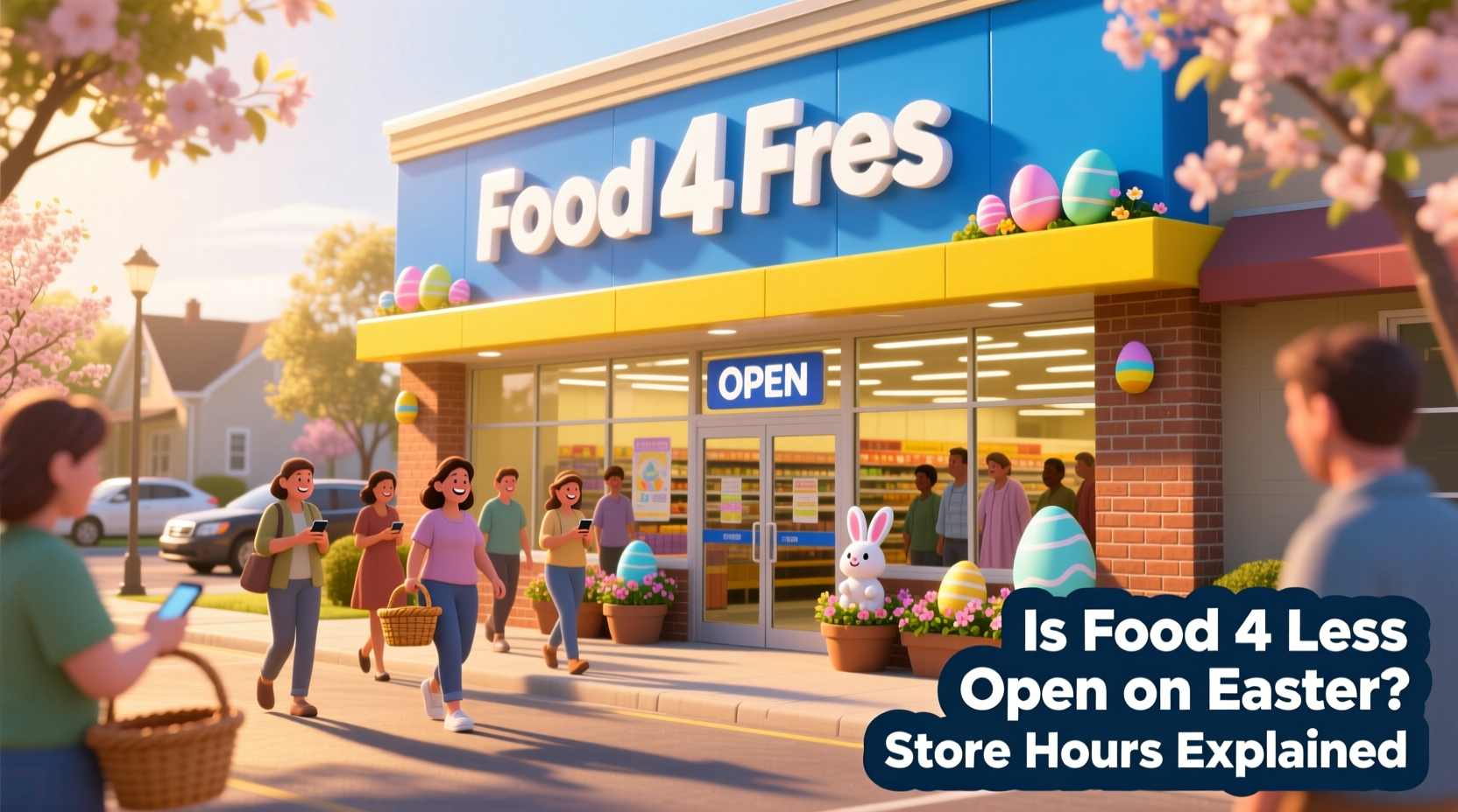 is food 4 less open on easter