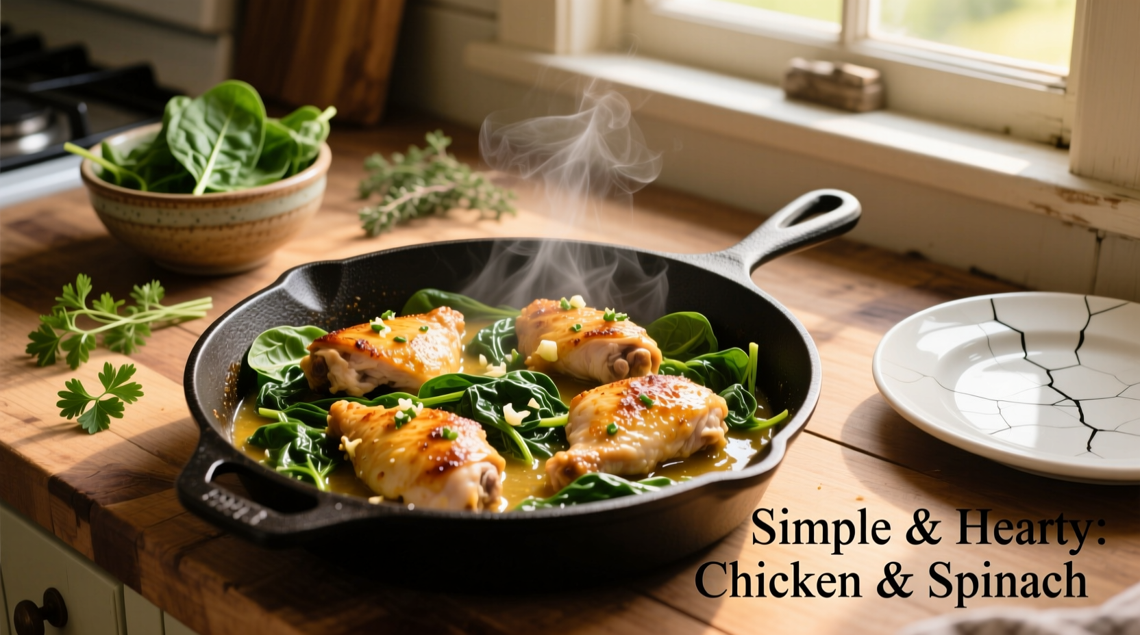 25-Minute Chicken Spinach Recipe: Healthy Dinner Ready Fast