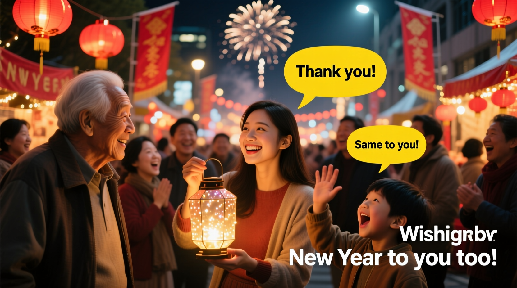 how to reply when someone say happy new year