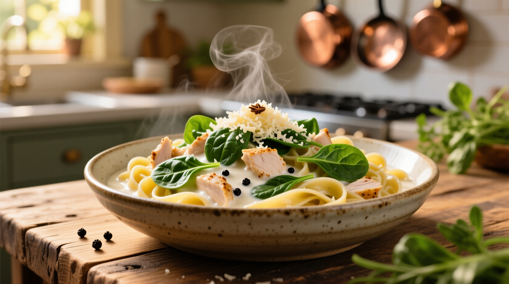 Spinach Chicken Pasta: Perfect Recipe in 25 Minutes