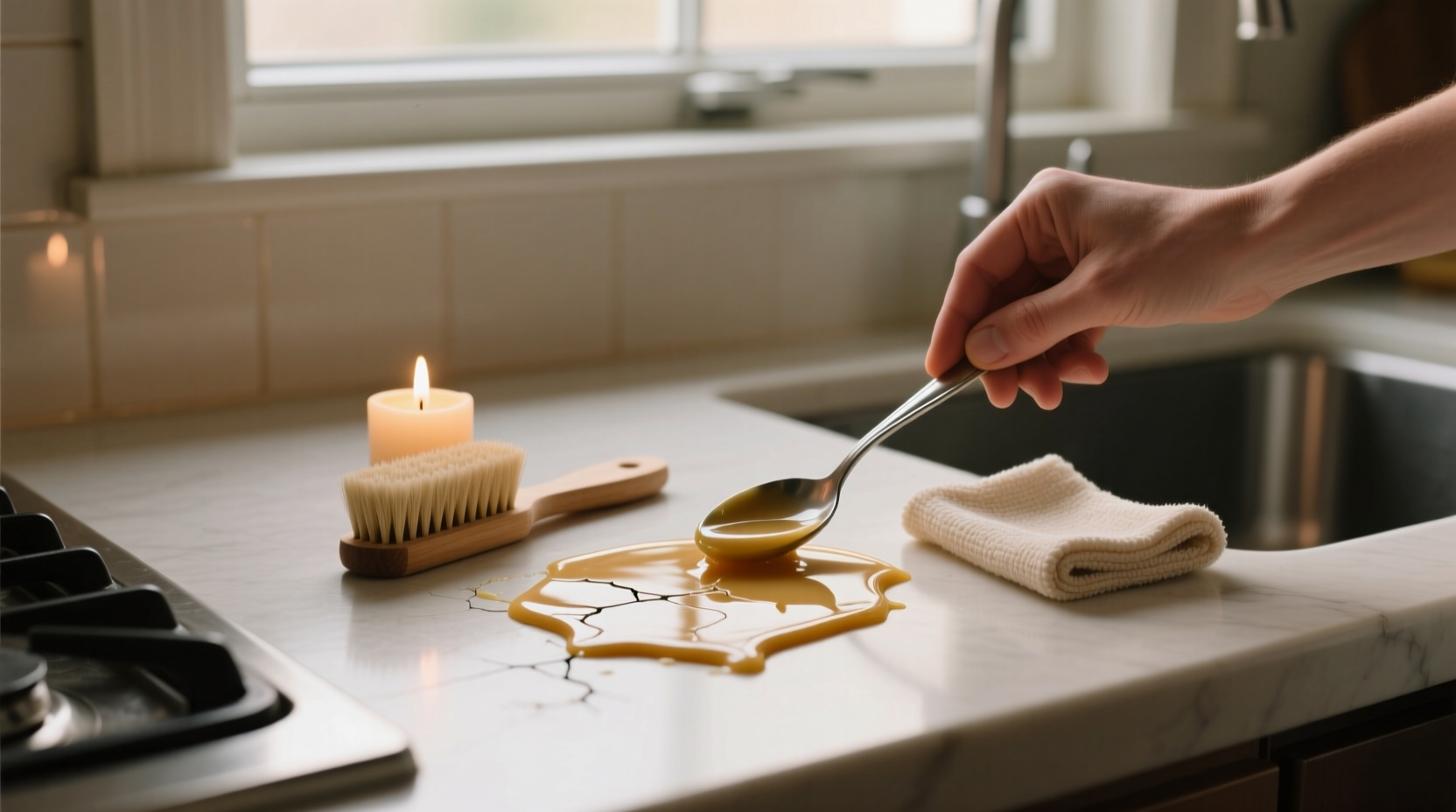 best trick for cleaning candle wax