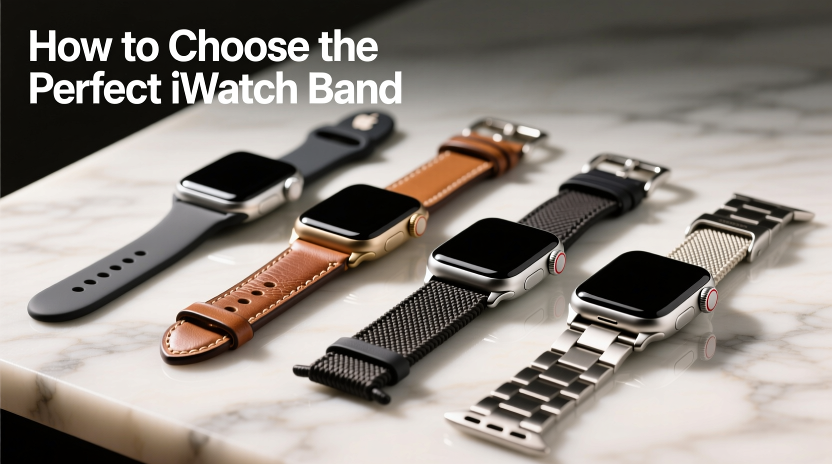 how to select the perfect iwatch band material for comfort style and durability