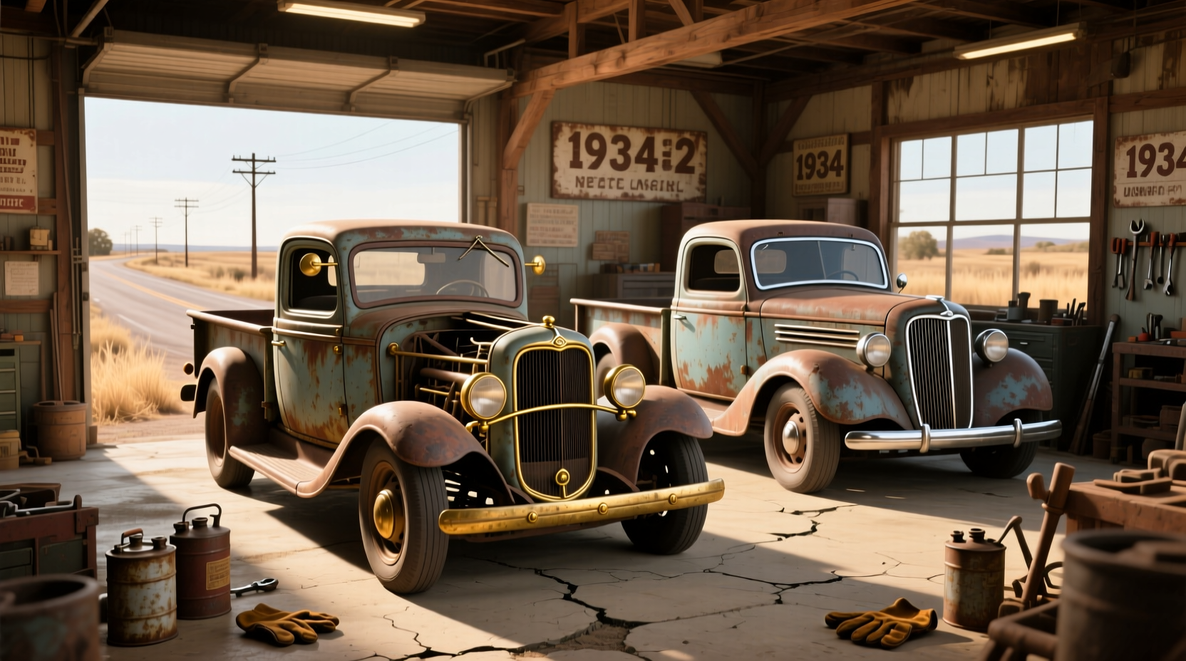 1932 vs 1934 ford pickup key differences