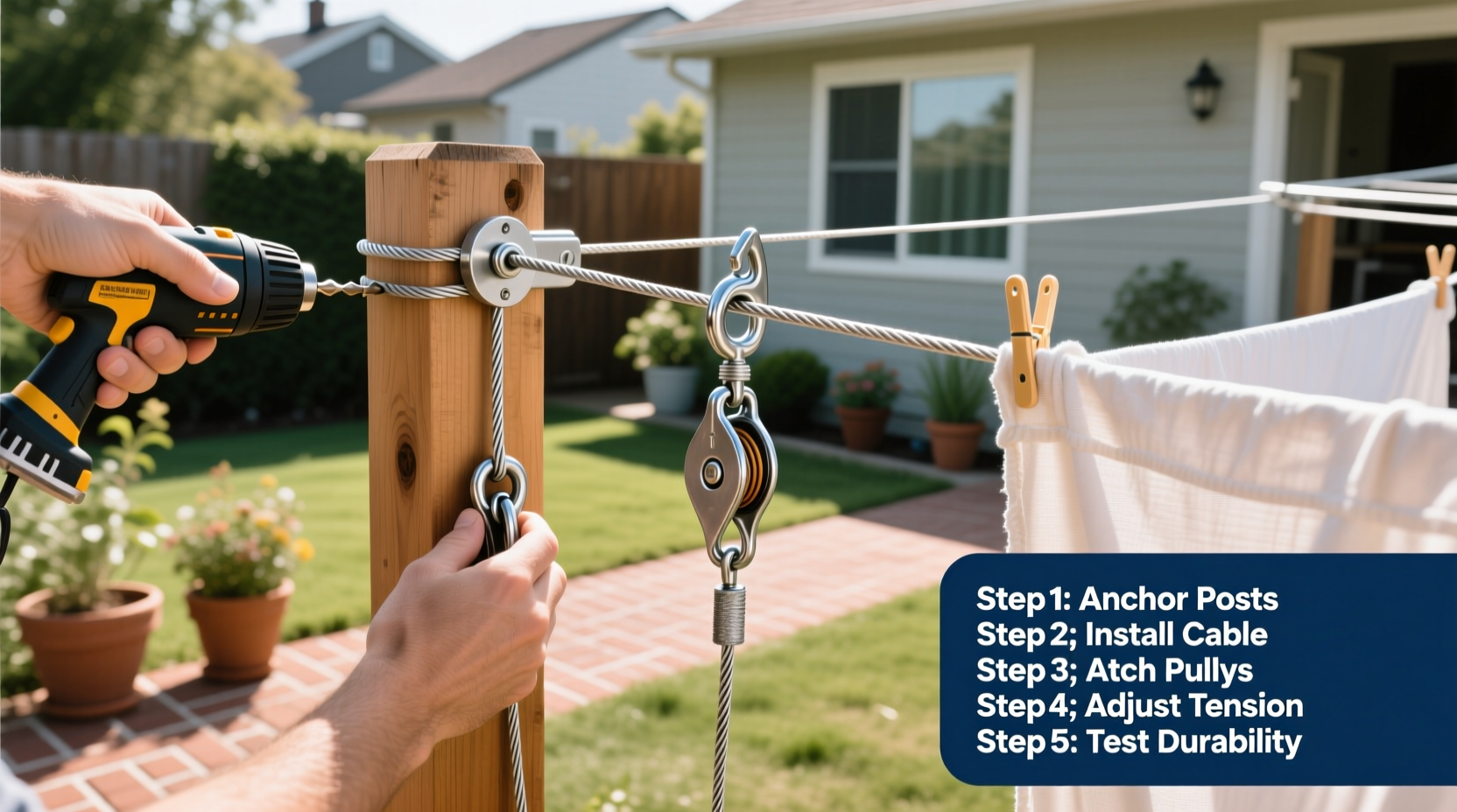 the ultimate guide to installing clotheslines step by step tips for durable and efficient drying