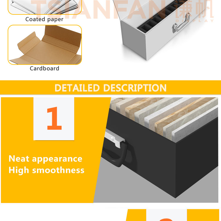 Eva Travel Carry For Magna Ceramicceramic Tile Case Aceylic Box Tsianfan Quartz Stone Sample Display 10 Capacity