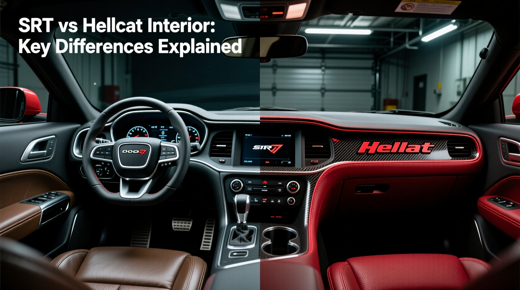 SRT vs Hellcat Interior: Key Differences Explained