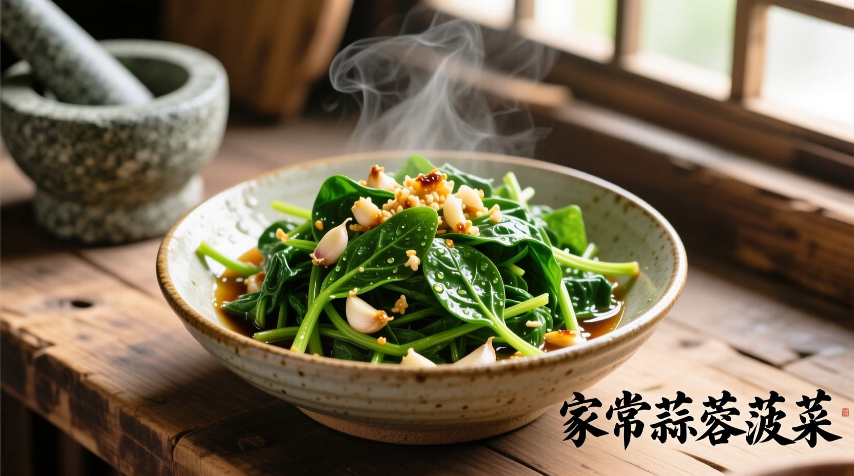 Authentic Chinese Spinach Recipe in 15 Minutes