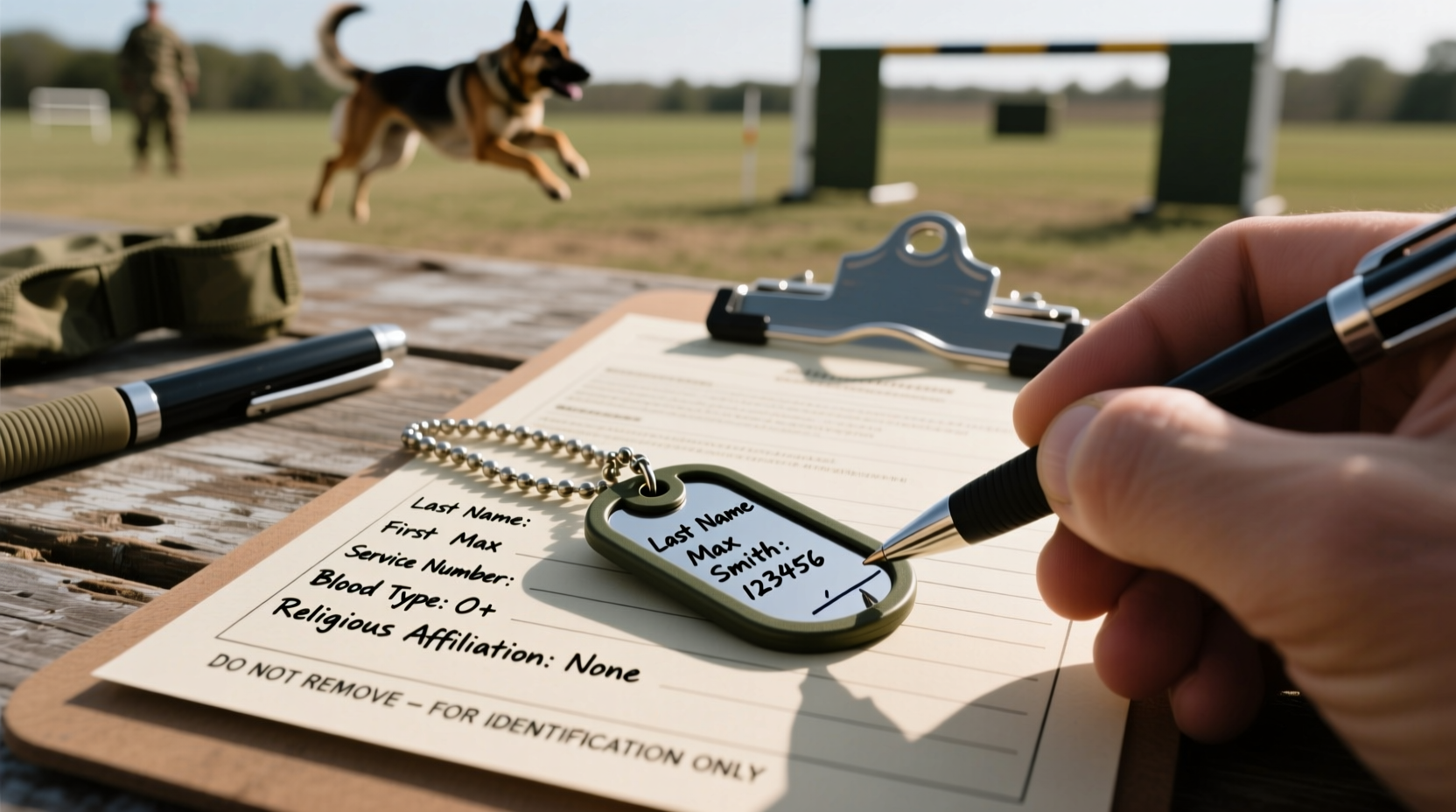 complete guide how to properly fill out a dog tag for identification and safety