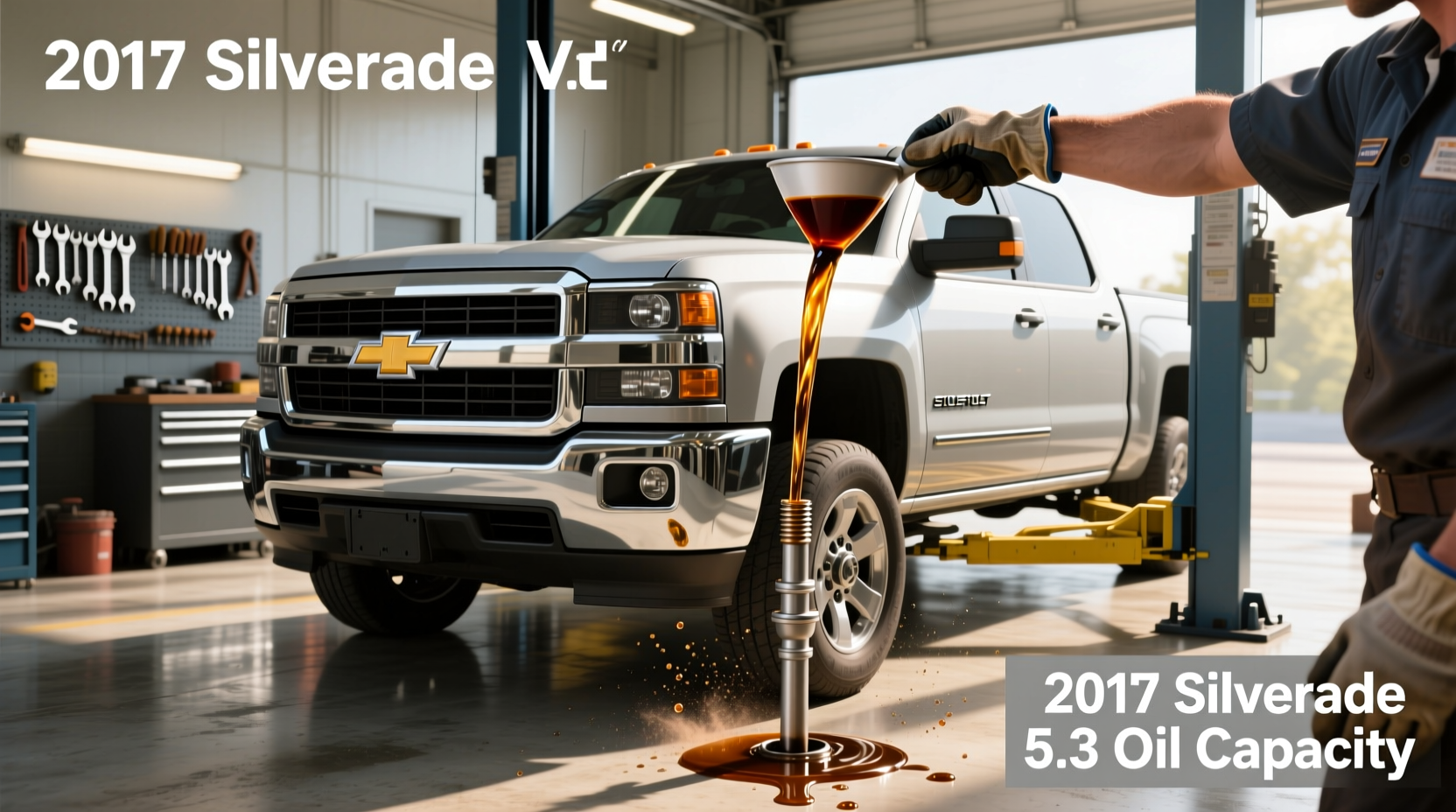 2017 silverado 5.3 oil capacity fill guide
