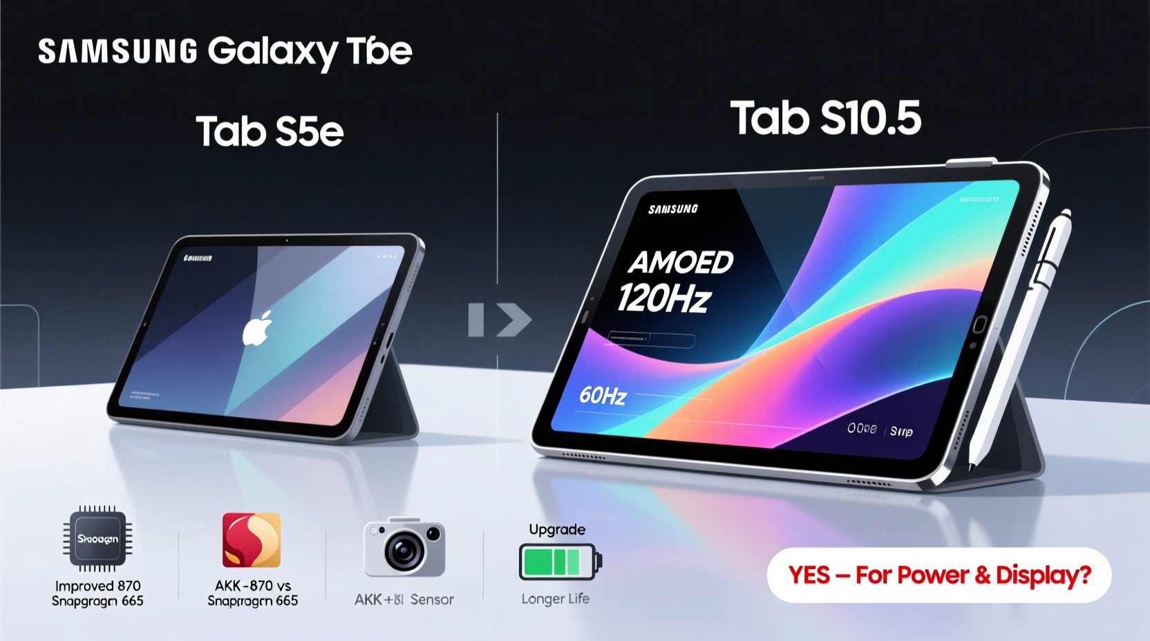 samsung tab s5e vs tab s 10 5 is the newer model actually worth the upgrade