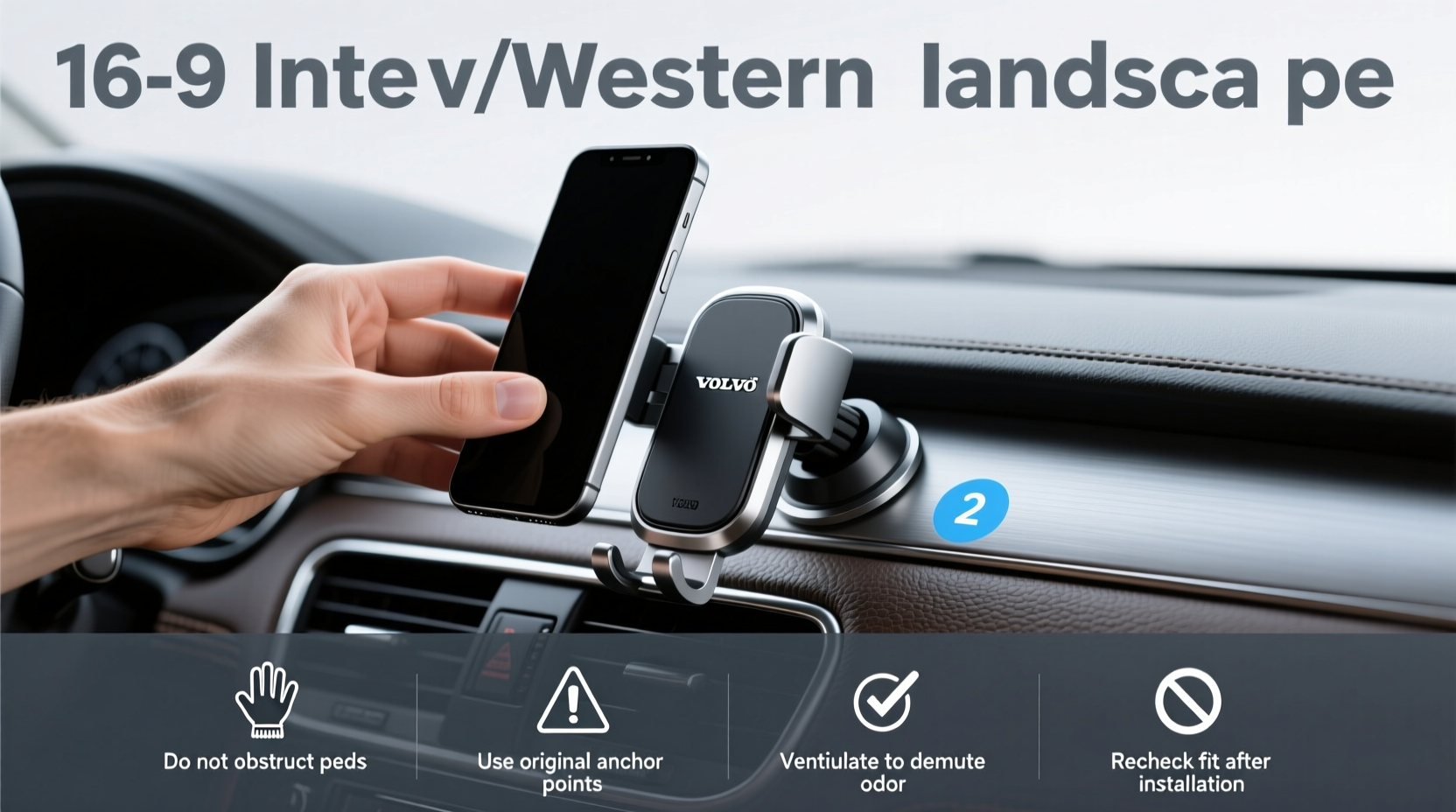 2008 volvo phone mount