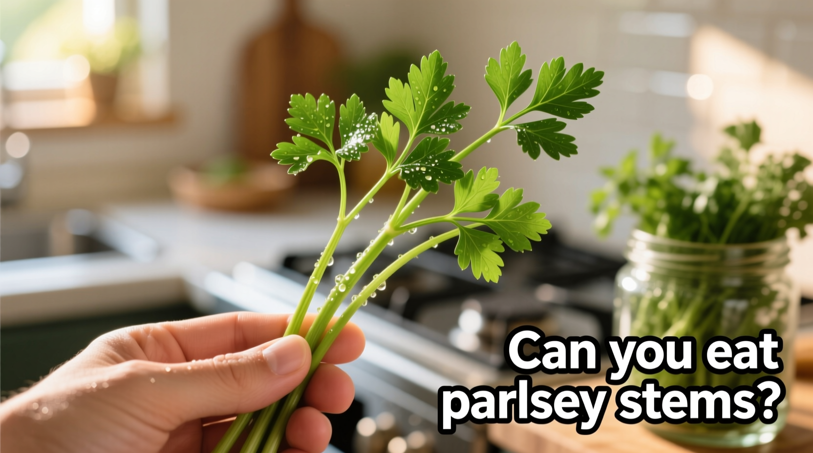 can you eat parsley stems
