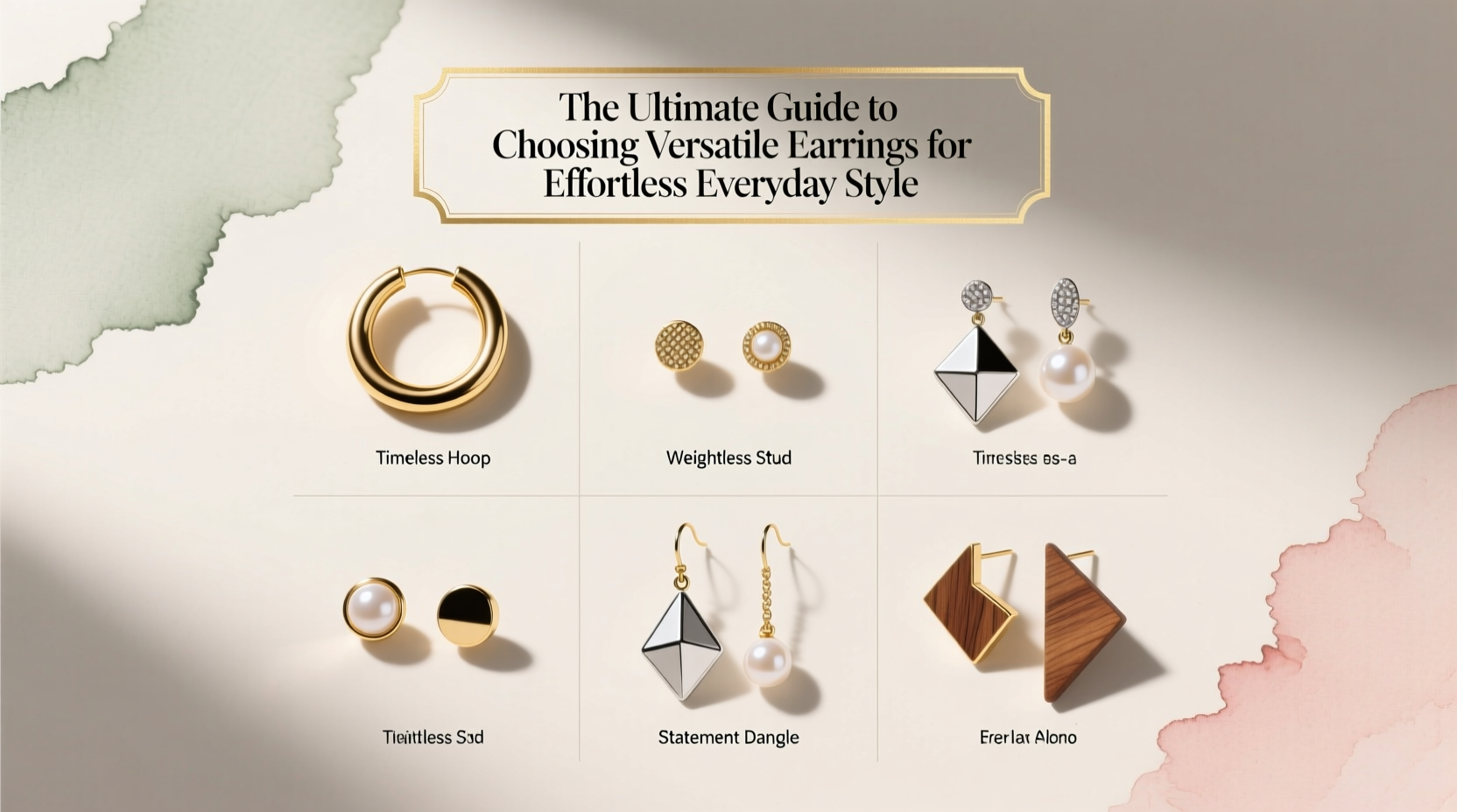the ultimate guide to choosing versatile earrings for effortless everyday style