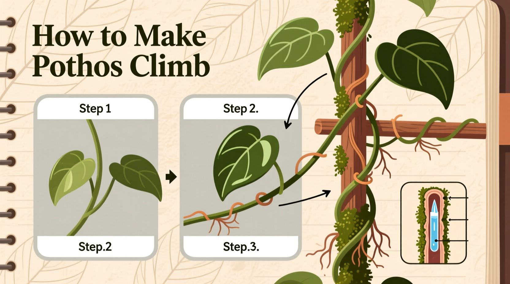 How to Make Pothos Climb: Step-by-Step Guide