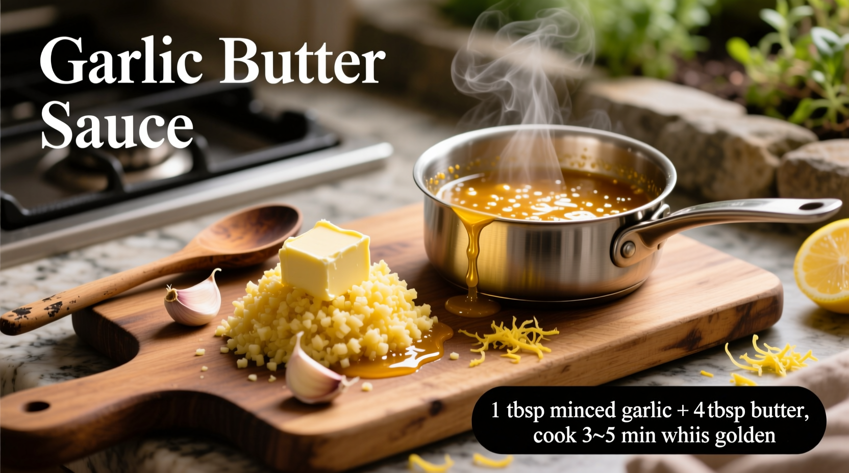 how do you make garlic butter sauce