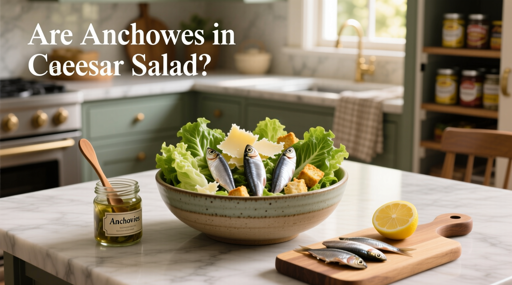 anchovies in caesar salad yes or no