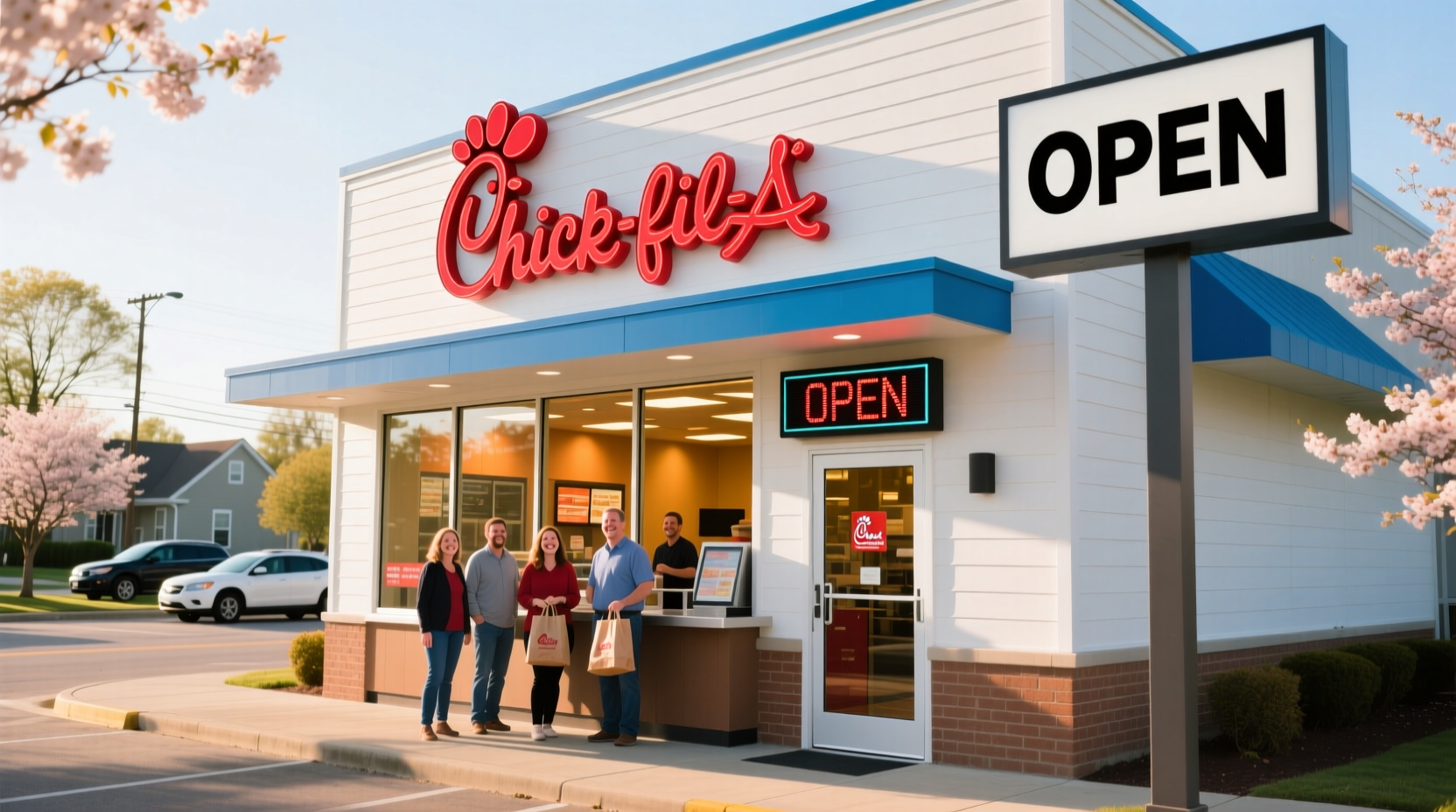 is there a chick fil a open on sunday