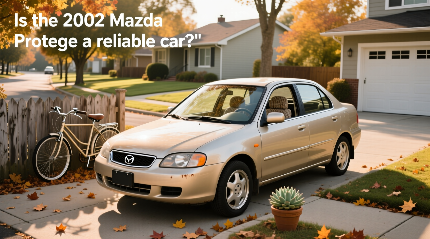 Mazda Protege5 2002 hatchback parked on residential street