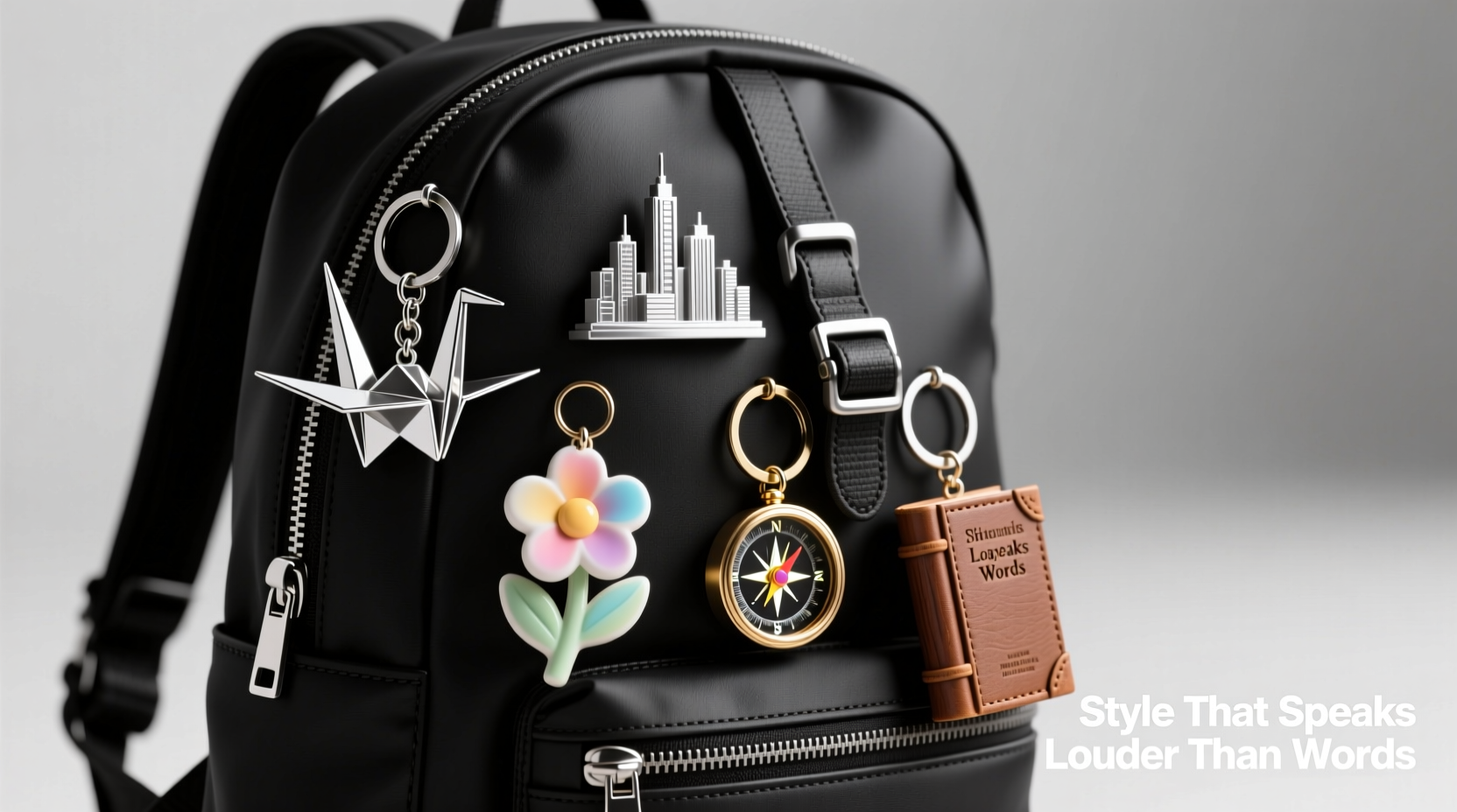 unique and stylish ways to use keychains as eye catching backpack decorations