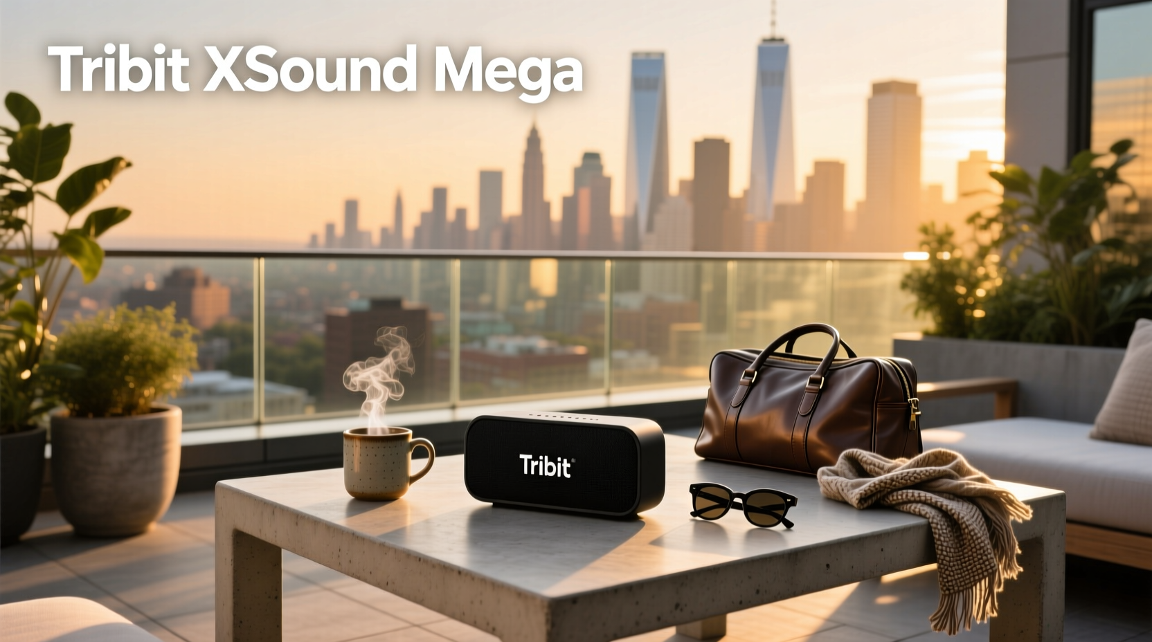 tribit xsound mega review loud, waterproof led party speaker
