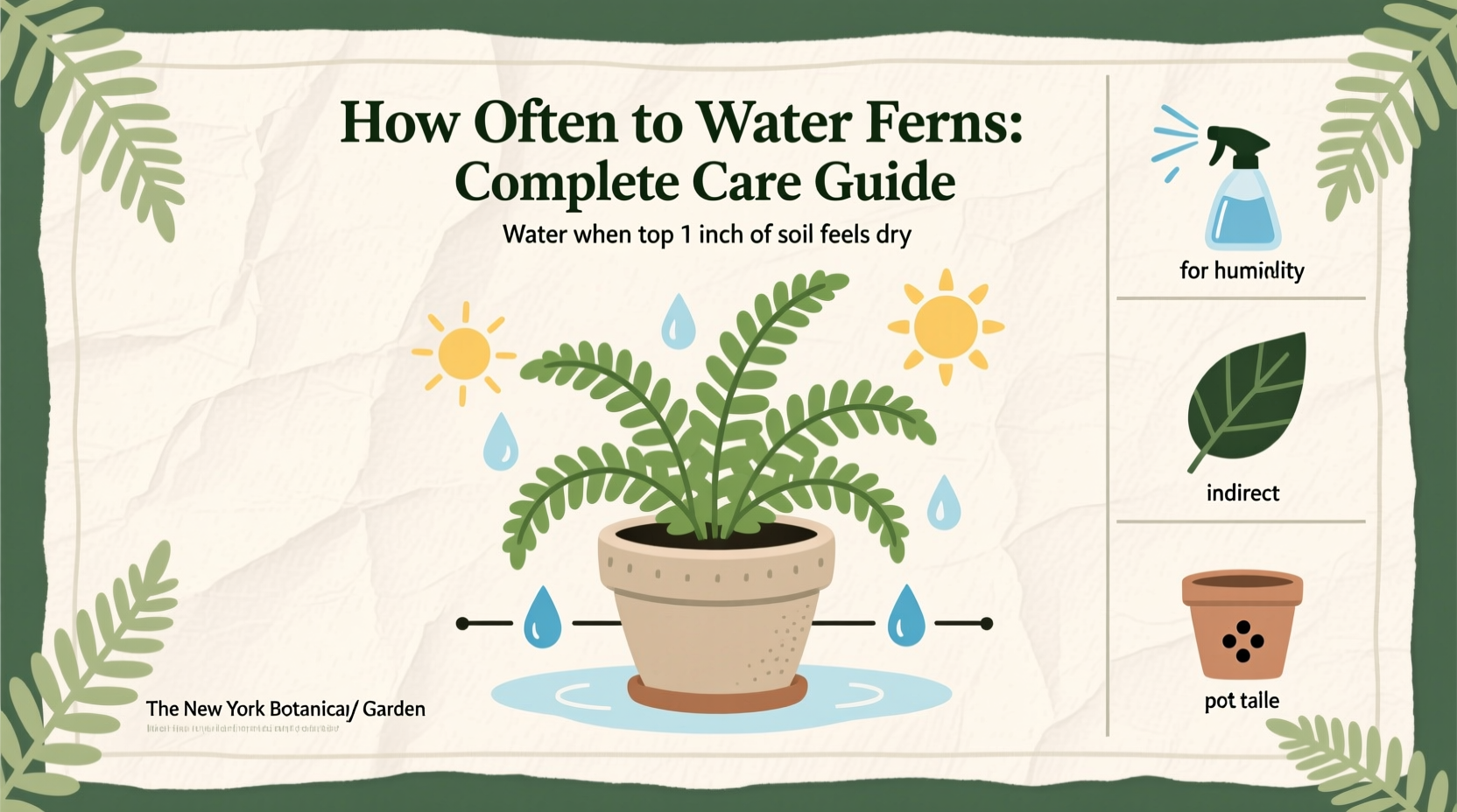 How Often to Water Ferns: Complete Care Guide