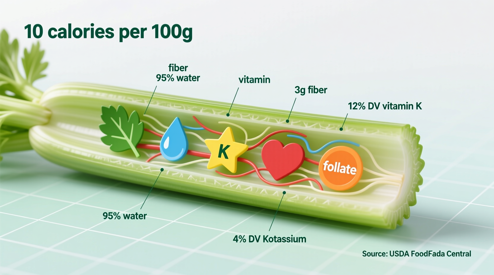 Celery Nutrition Facts: Calories, Vitamins & Health Benefits