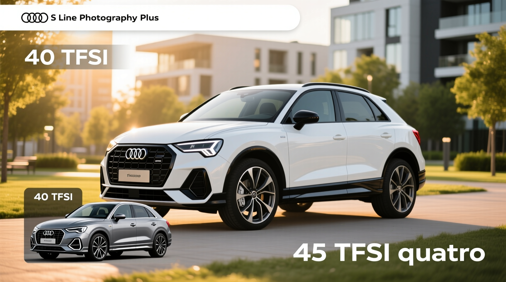 2022 Audi Q3 S Line Premium Plus 45 TFSI Quattro on coastal road