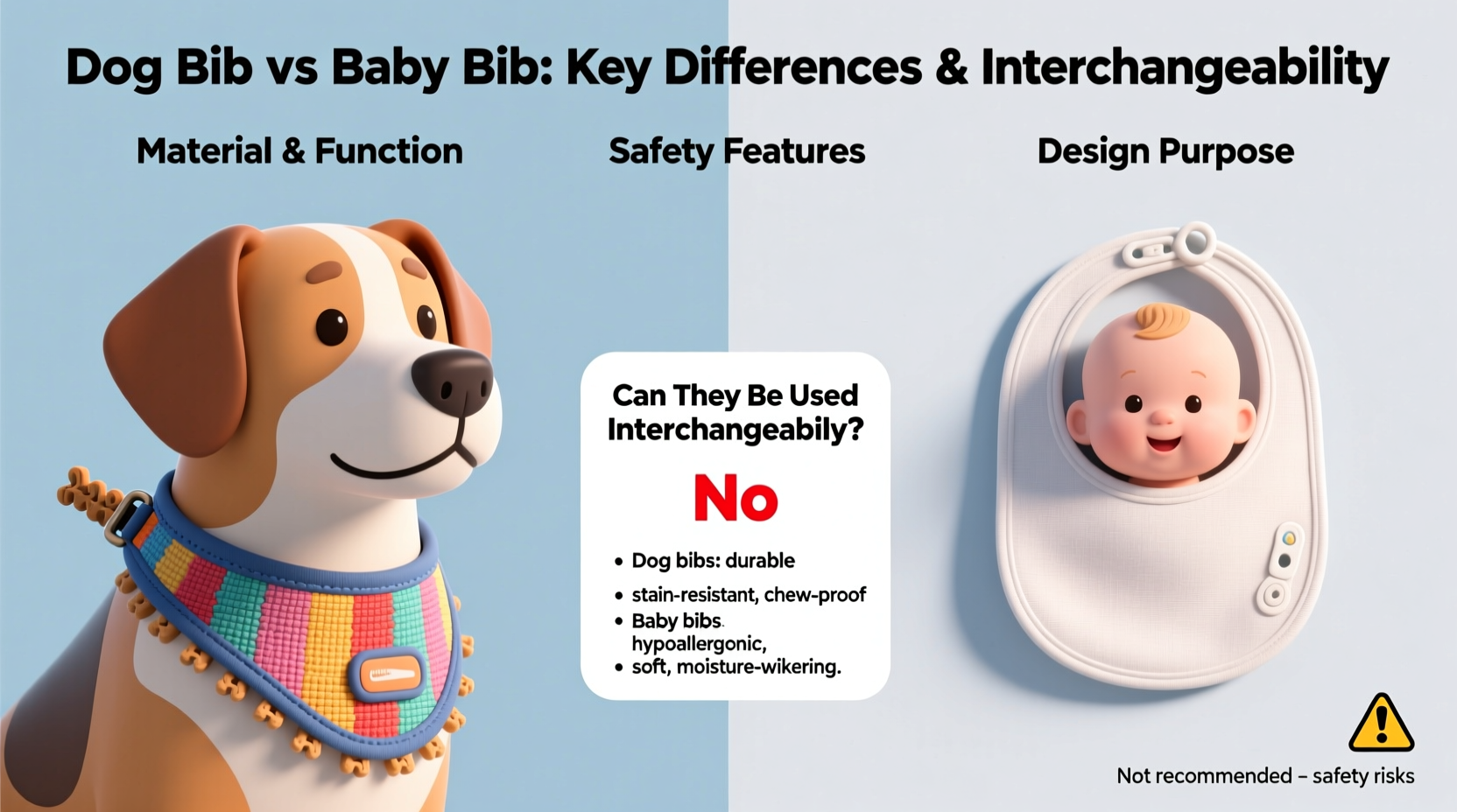 dog bib vs baby bib whats the difference and can you really use them interchangeably