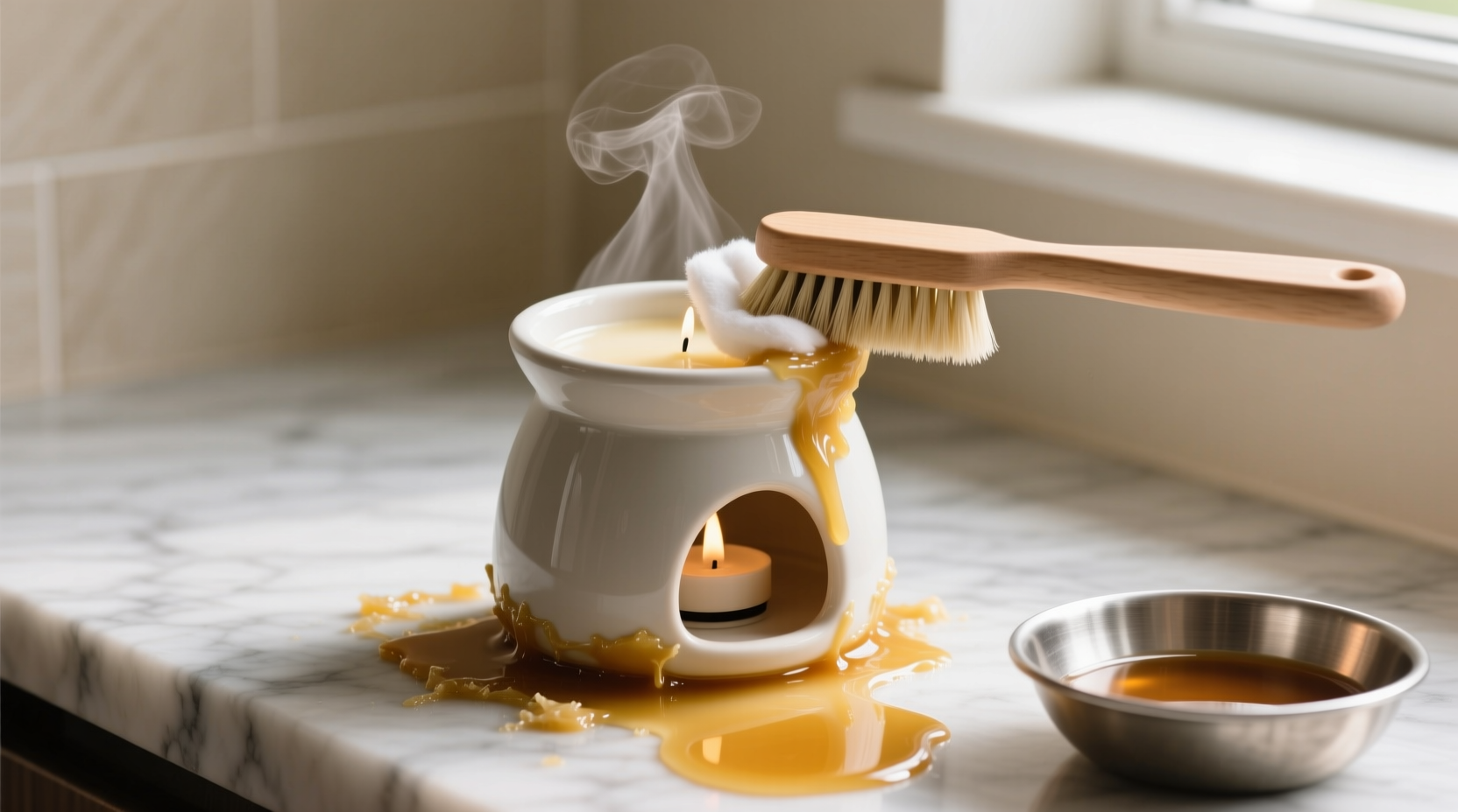 how to clean a wax warmer