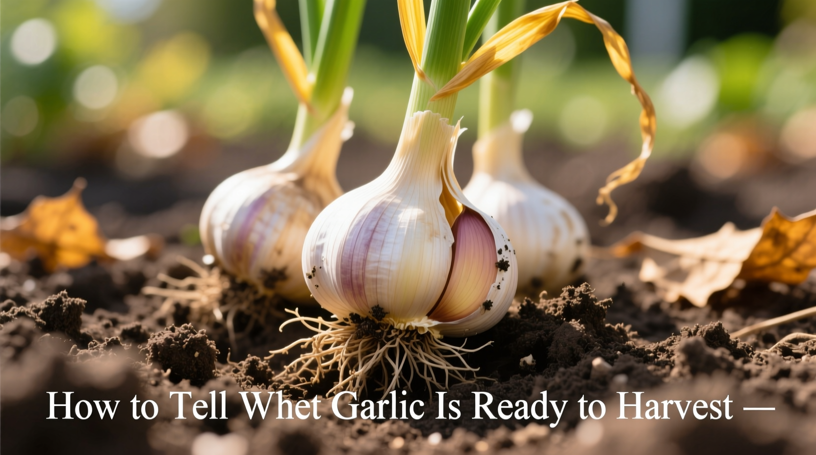 When Garlic Is Ready to Harvest: Key Indicators Revealed