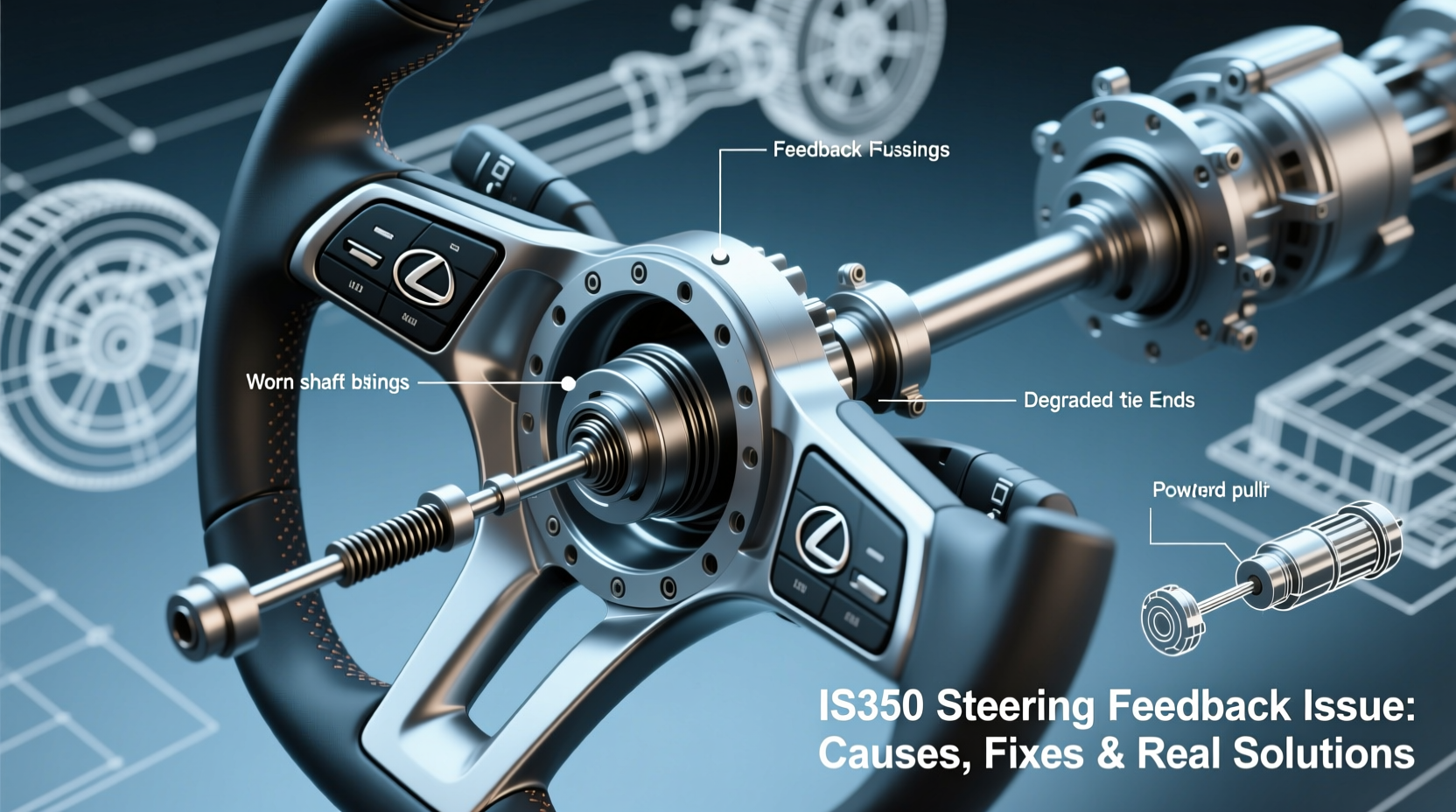 is350 steering feedback issue