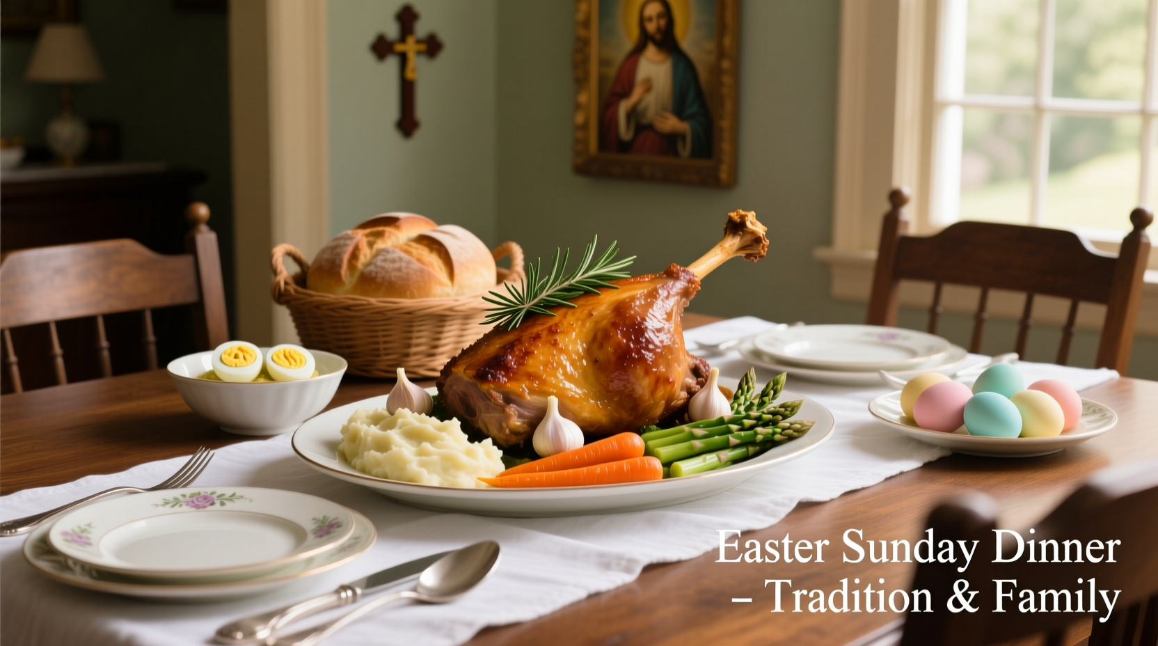 what is the traditional easter sunday dinner