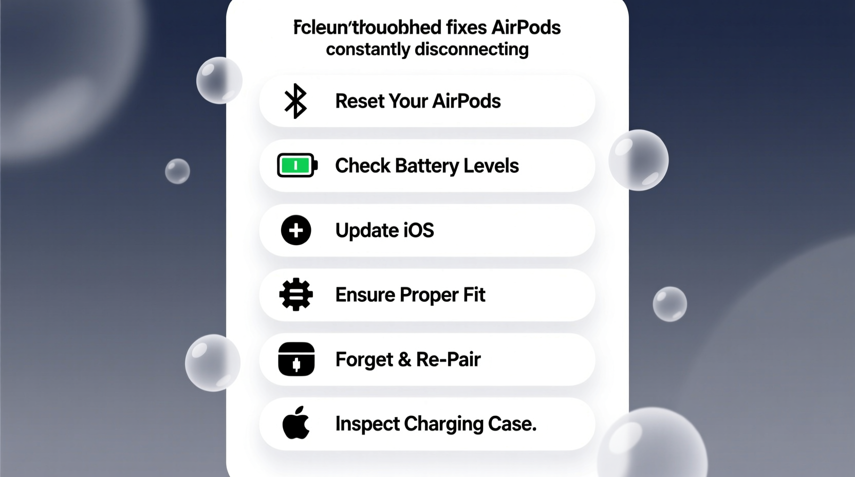 airpods keep disconnecting troubleshooting proven fixes