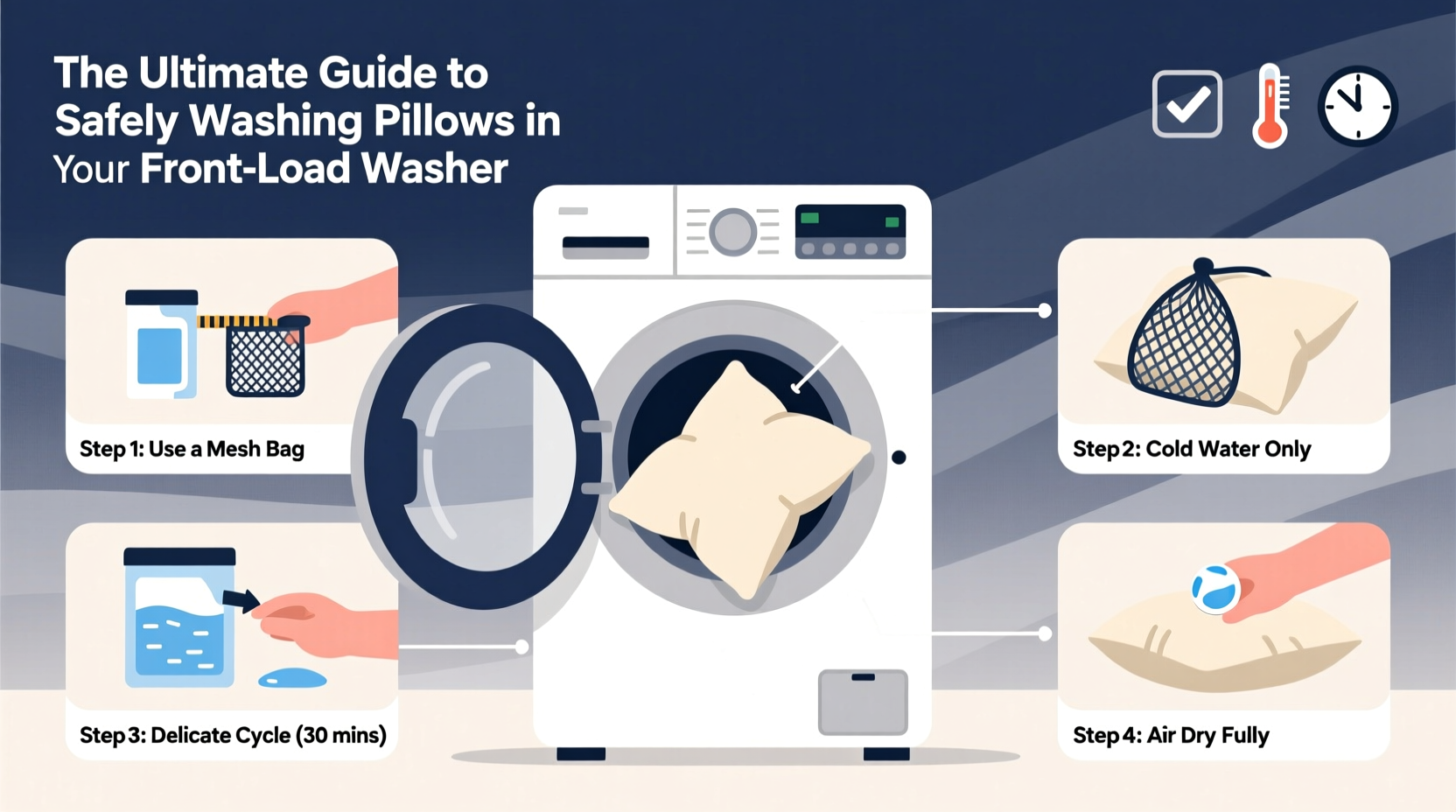 the ultimate guide to safely washing pillows in your front load washer for maximum freshness and longevity