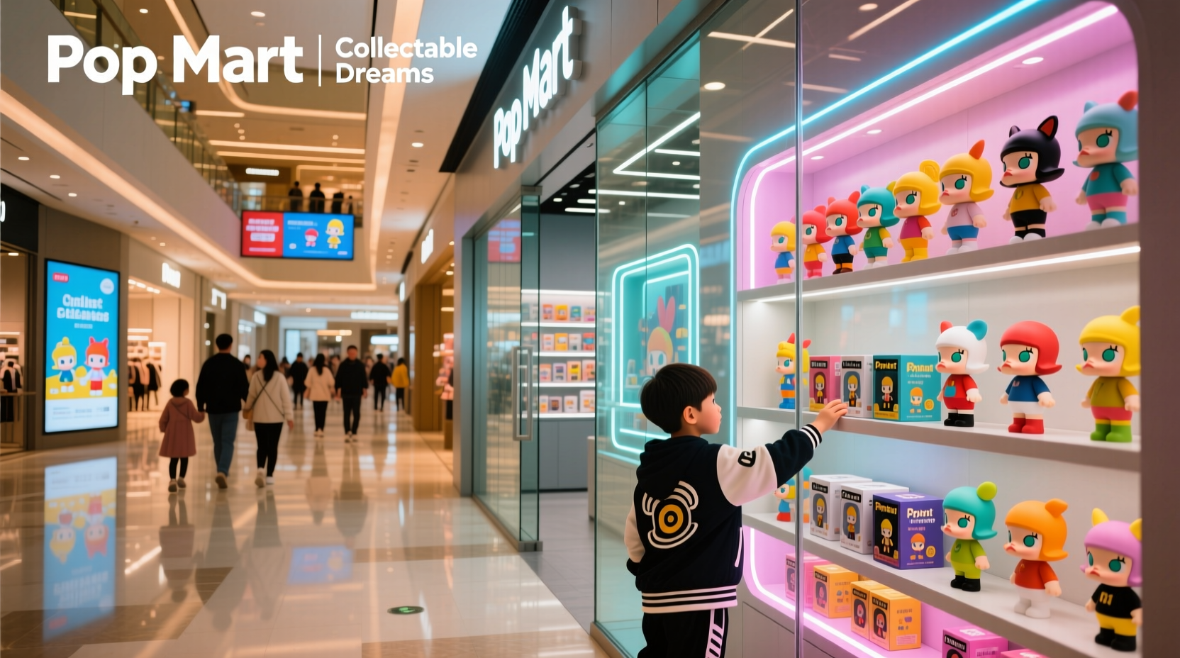 is pop mart in the mall
