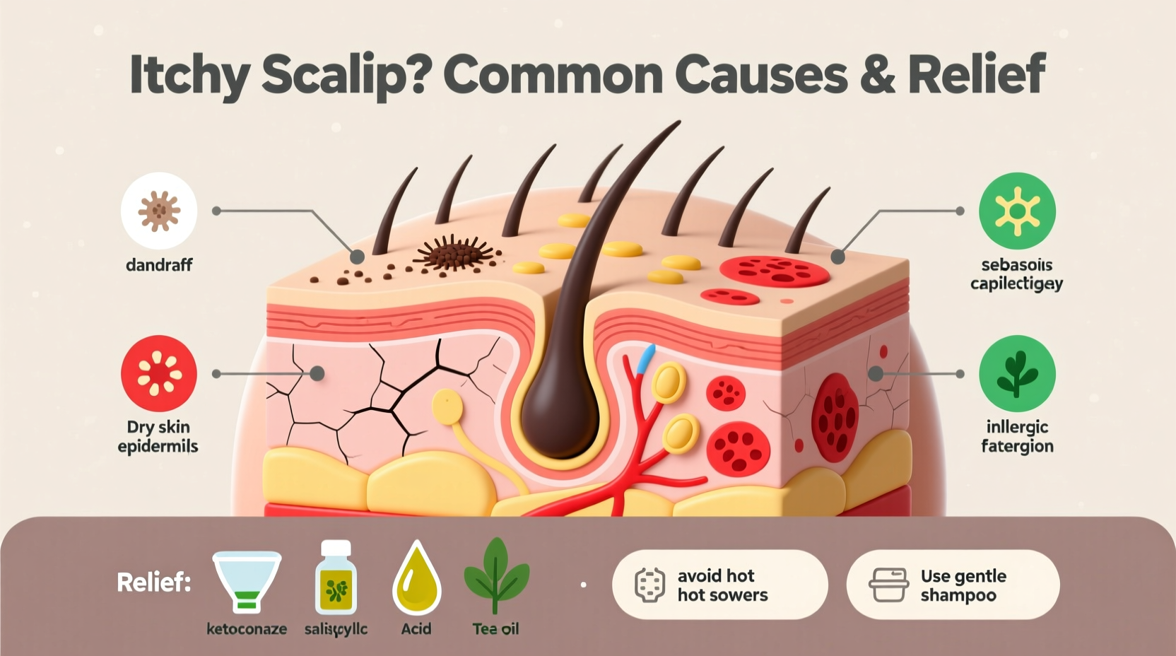 itchy scalp common causes and how to find relief