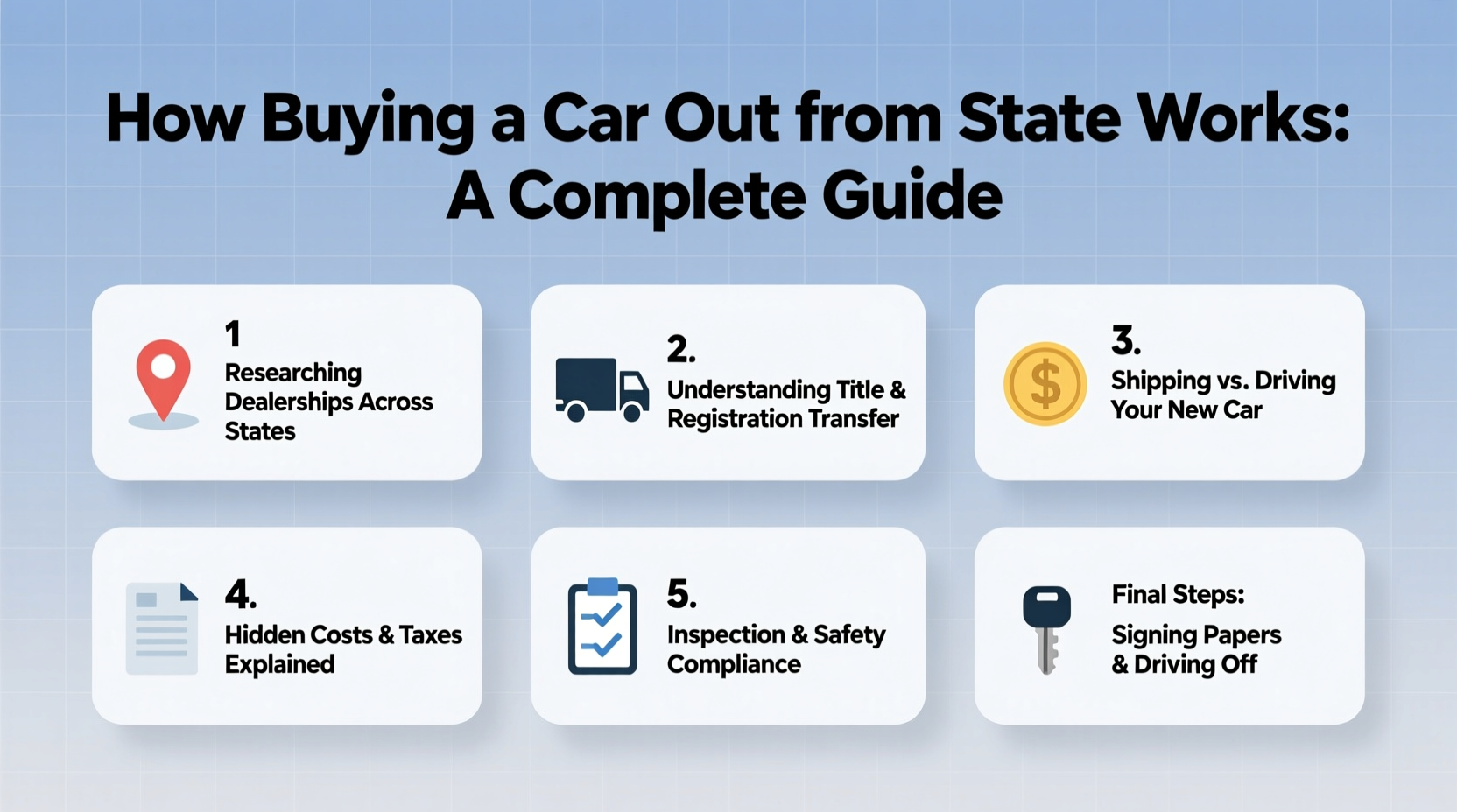 how does buying a car out of state work