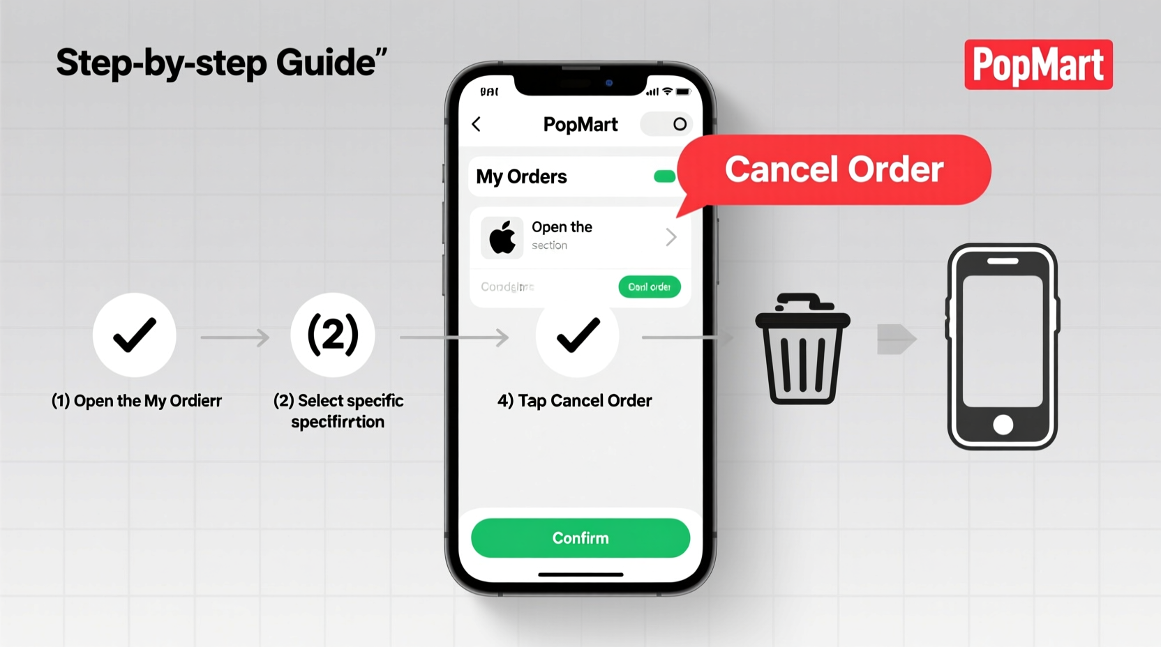 how to cancel order on popmart