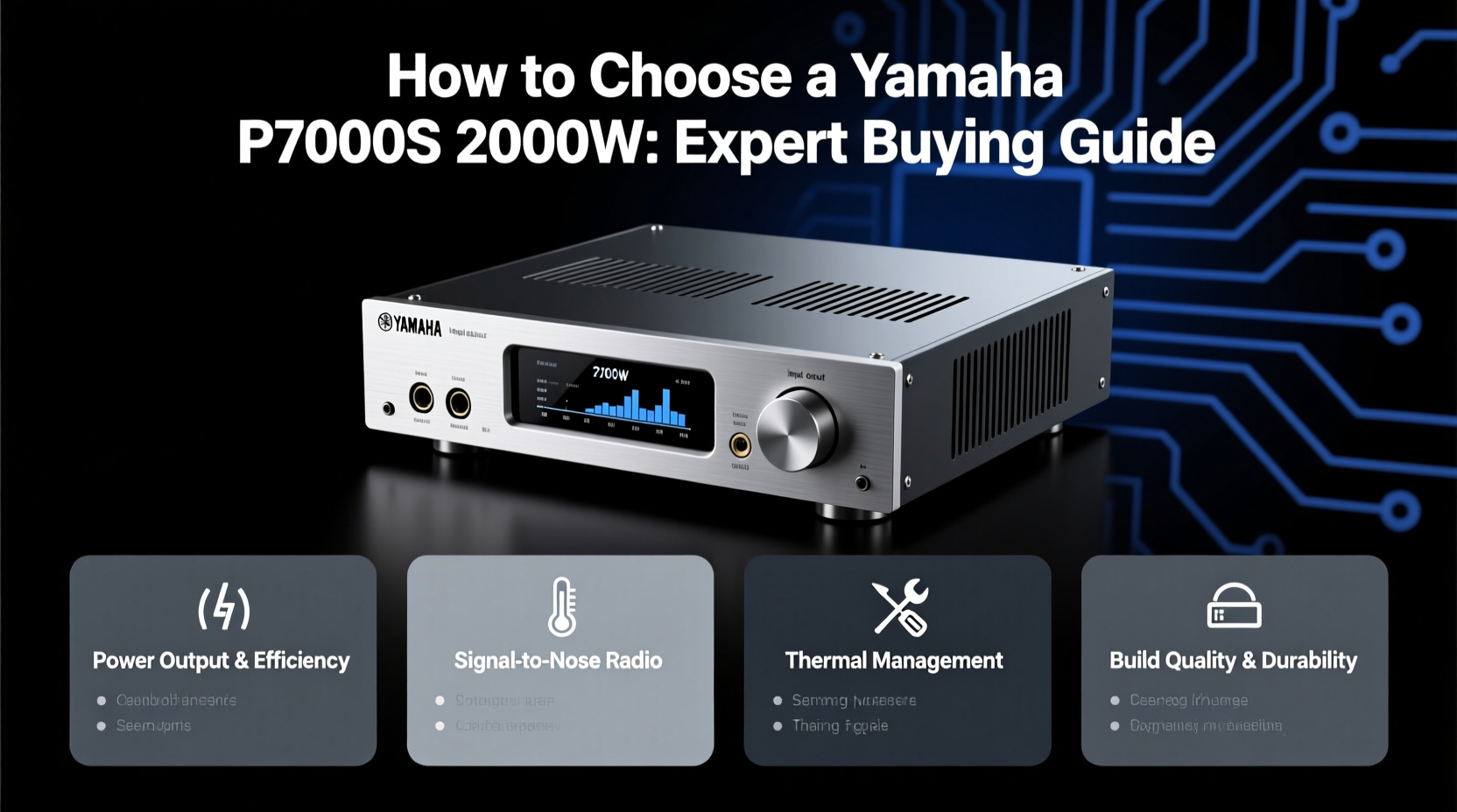 yamaha power amplifier p7000s 2000w