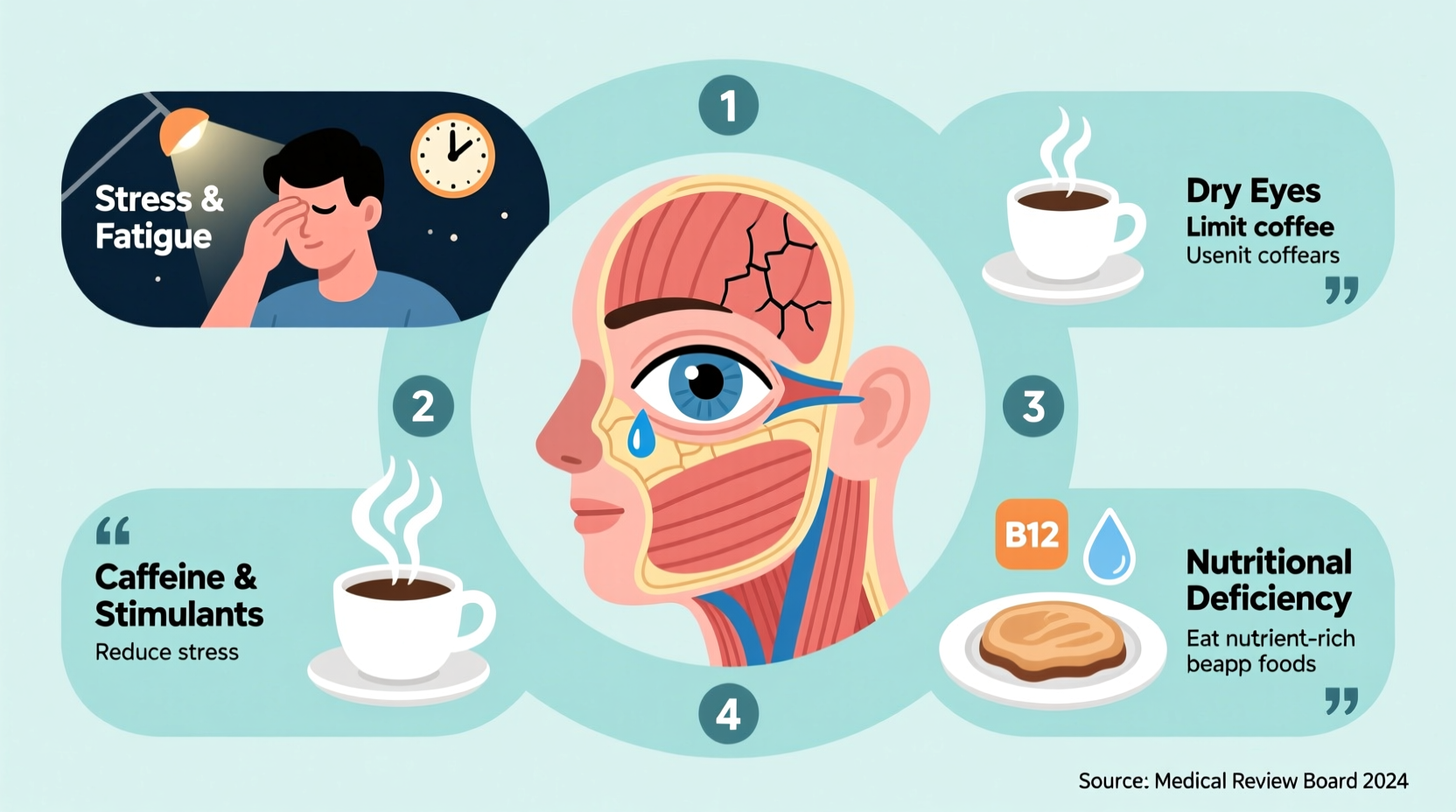 why are my eyelids twitching common causes and solutions