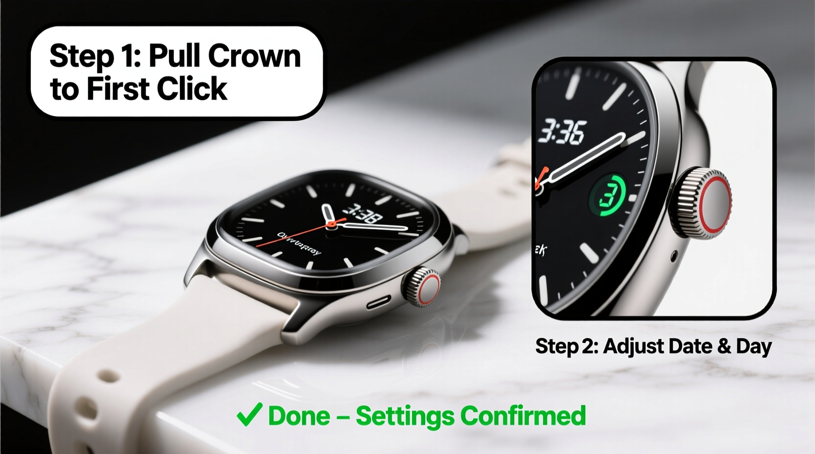 mastering your quartz watch a step by step guide to setting the day and date correctly 2