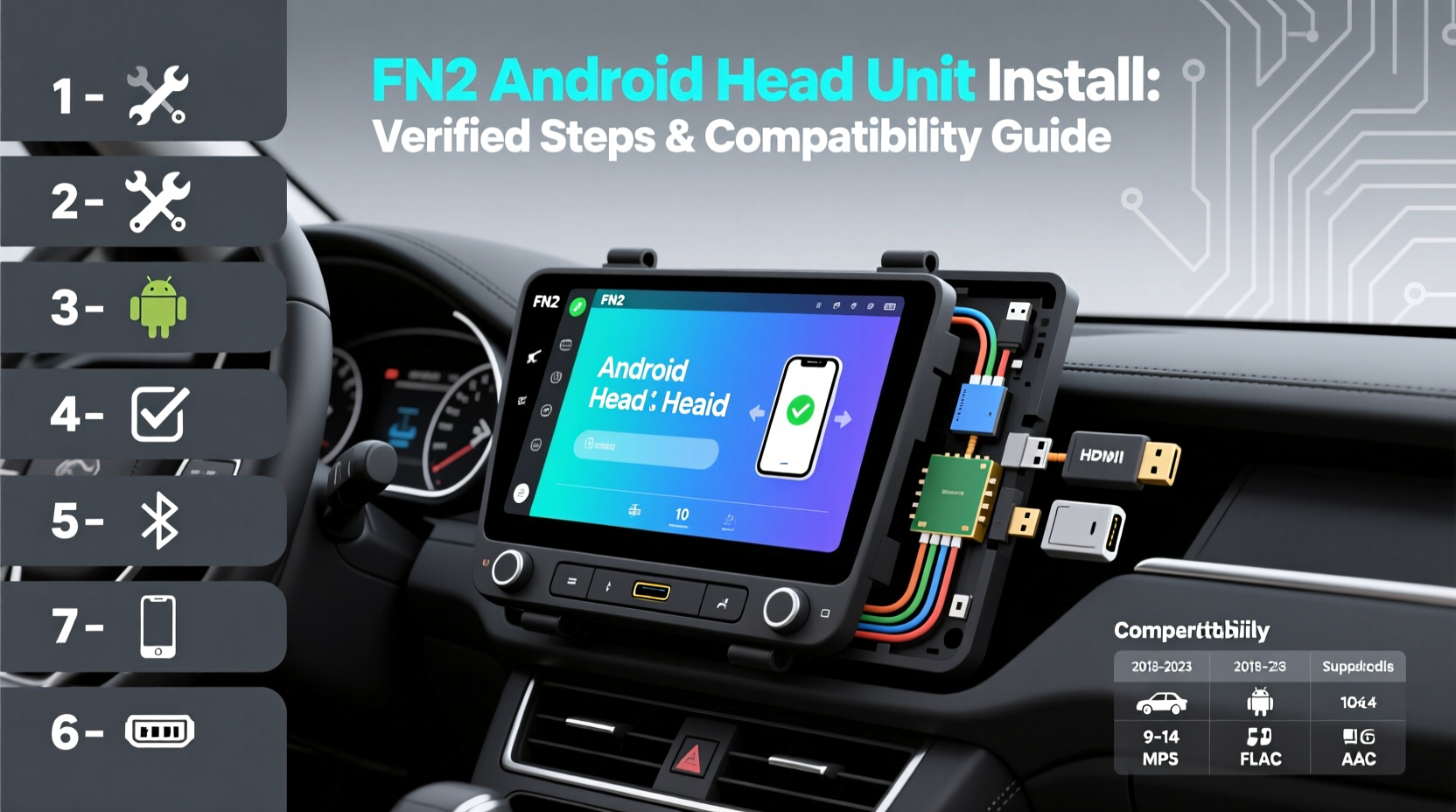 FN2 Android Head Unit Install: Verified Steps & Compatibility Guide