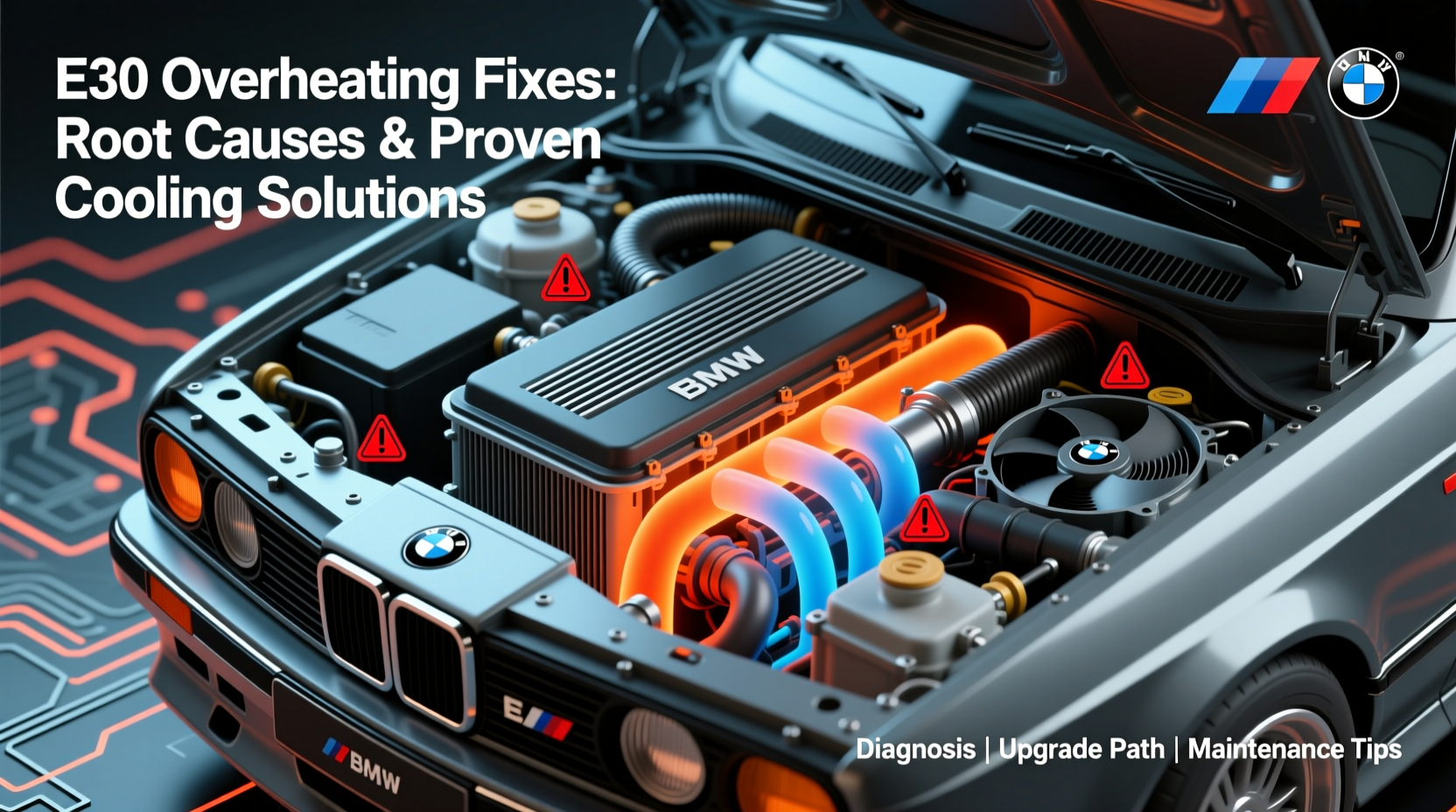 e30 cooling overheat fixes