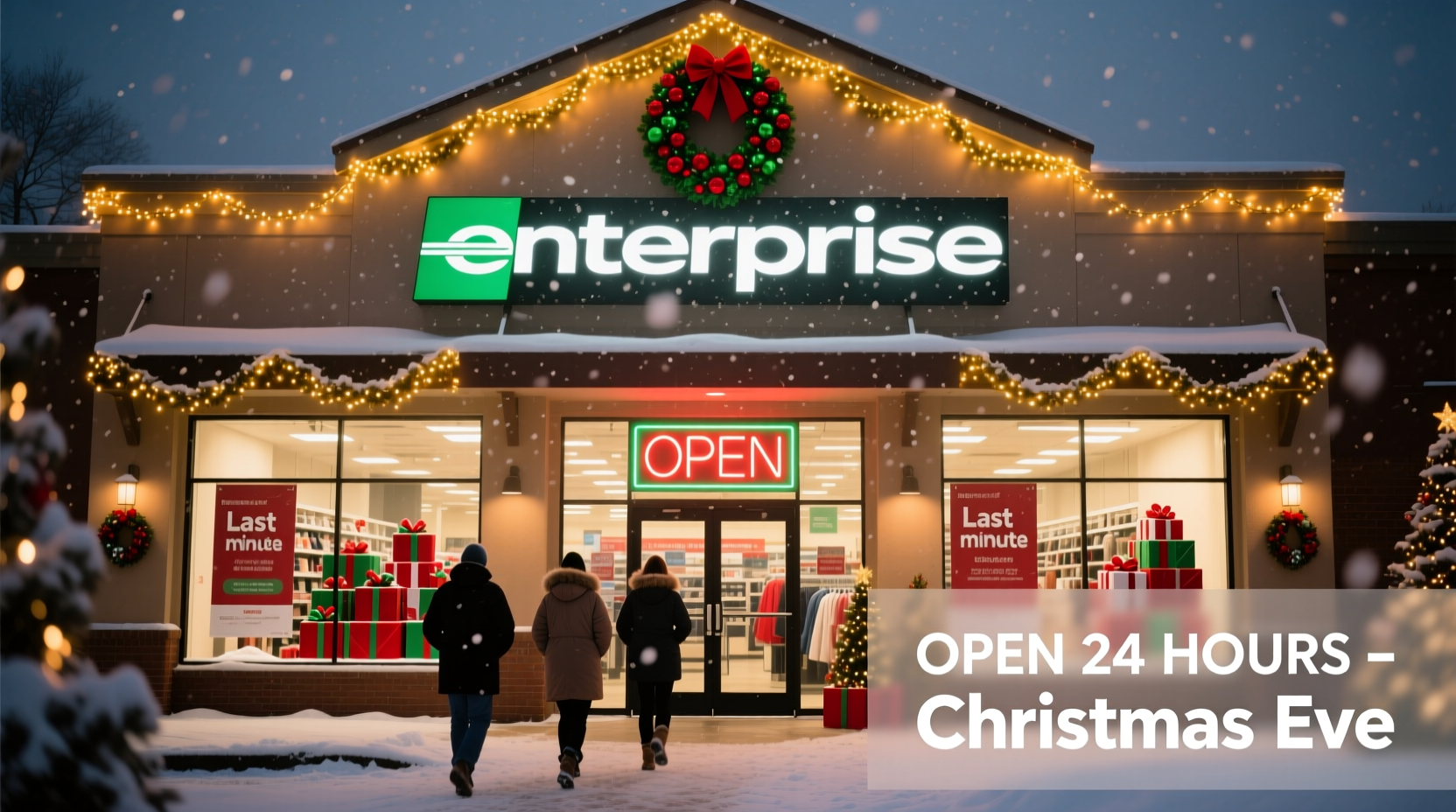 is enterprise open on christmas eve