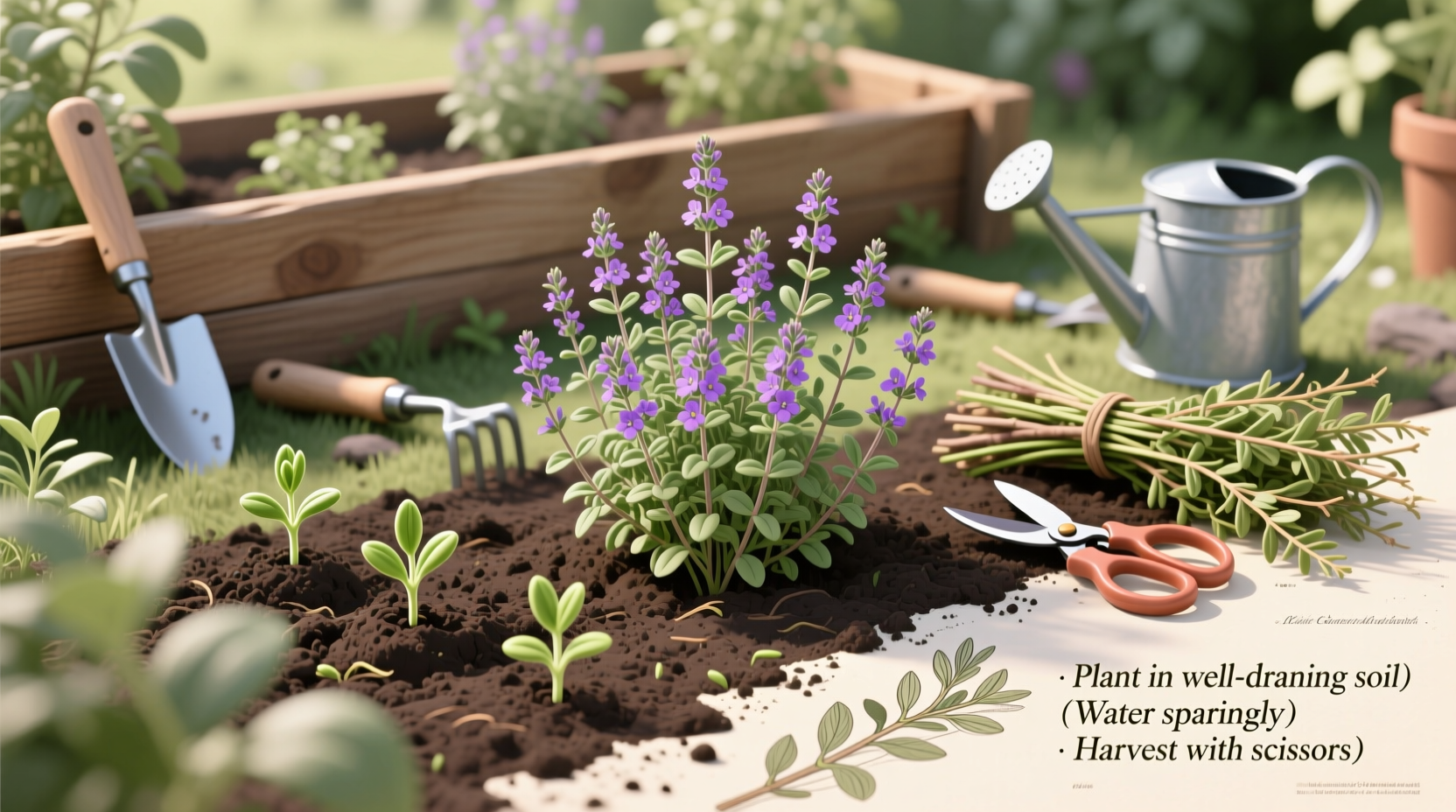 how to care for thyme